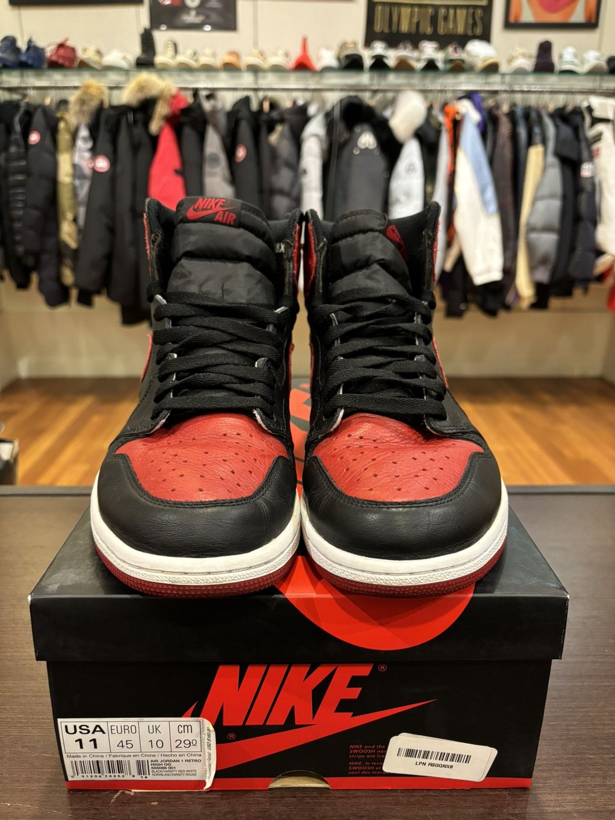 Jordan Brand Jordan 1 Retro High Bred (2016) Size US 11 / EU 44 - 3 Thumbnail