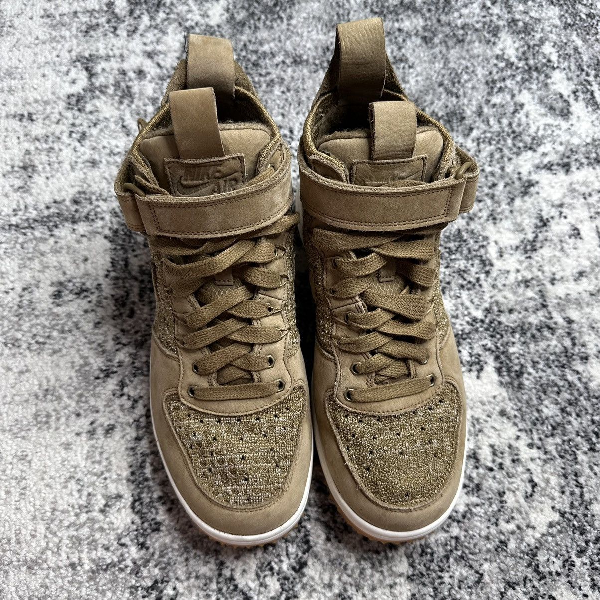 Nike NIKE LUNAR FORCE 1 FLYKNIT WORKBOOT GOLDEN BEIGE Size US 8 / EU 41 - 9 Thumbnail