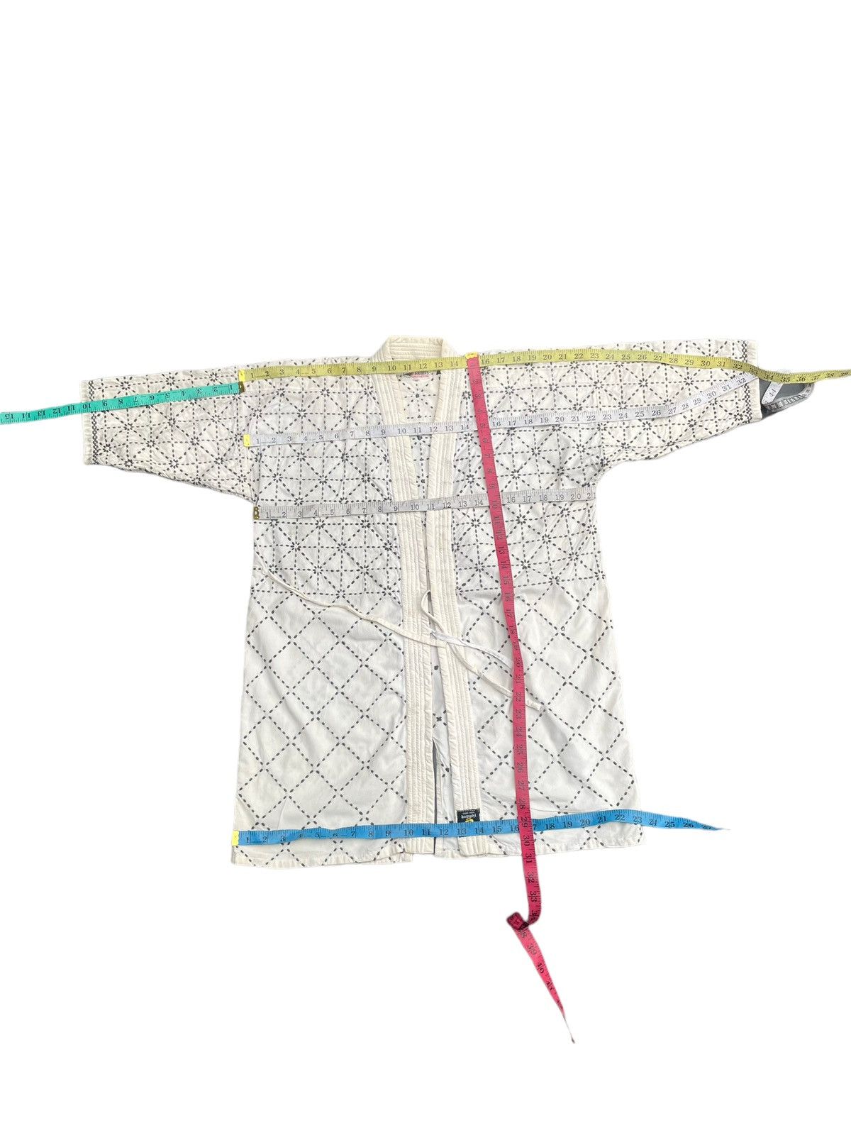 Japanese Brand Vintage Two Rabbits Sashiko Kimono Size US M / EU 48-50 / 2 - 12 Thumbnail