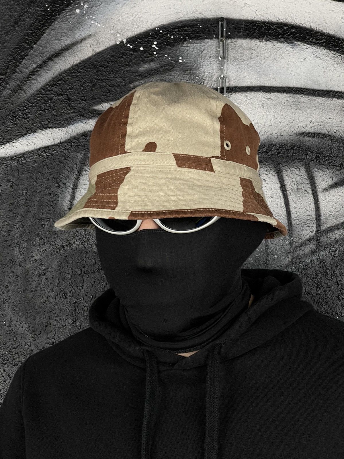 Vintage Vintage Military Desert Camouflage Bucket Hat Panama Size ONE SIZE - 2 Thumbnail