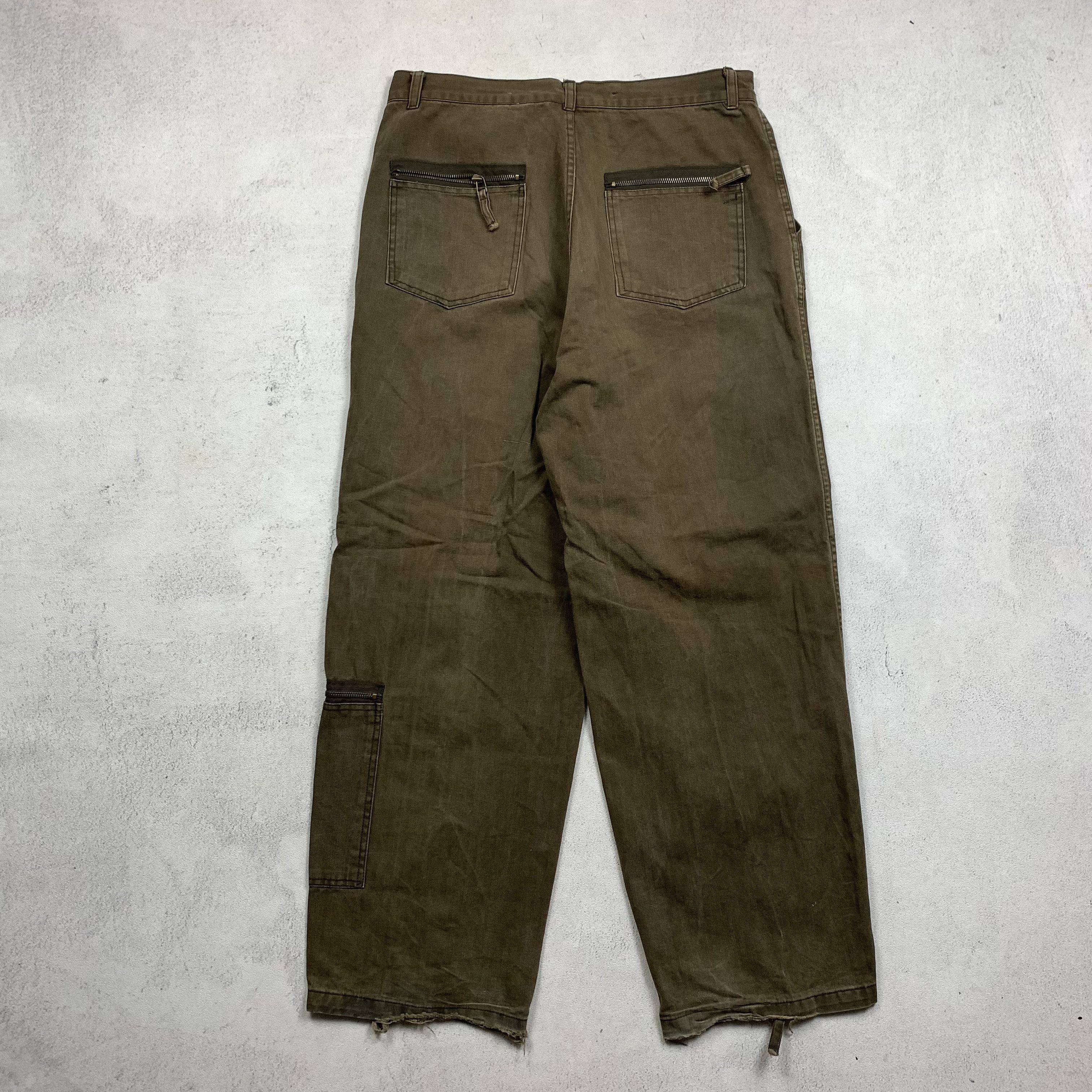 Japanese Brand Multi Pocket Cargo Pants Baggy