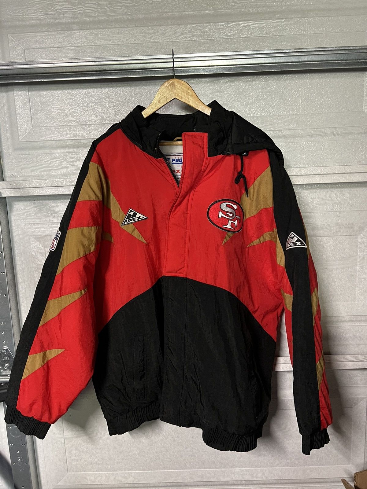 CHALK LINE San Francisco 49ers jacket XL vintage starter logo athletic apex