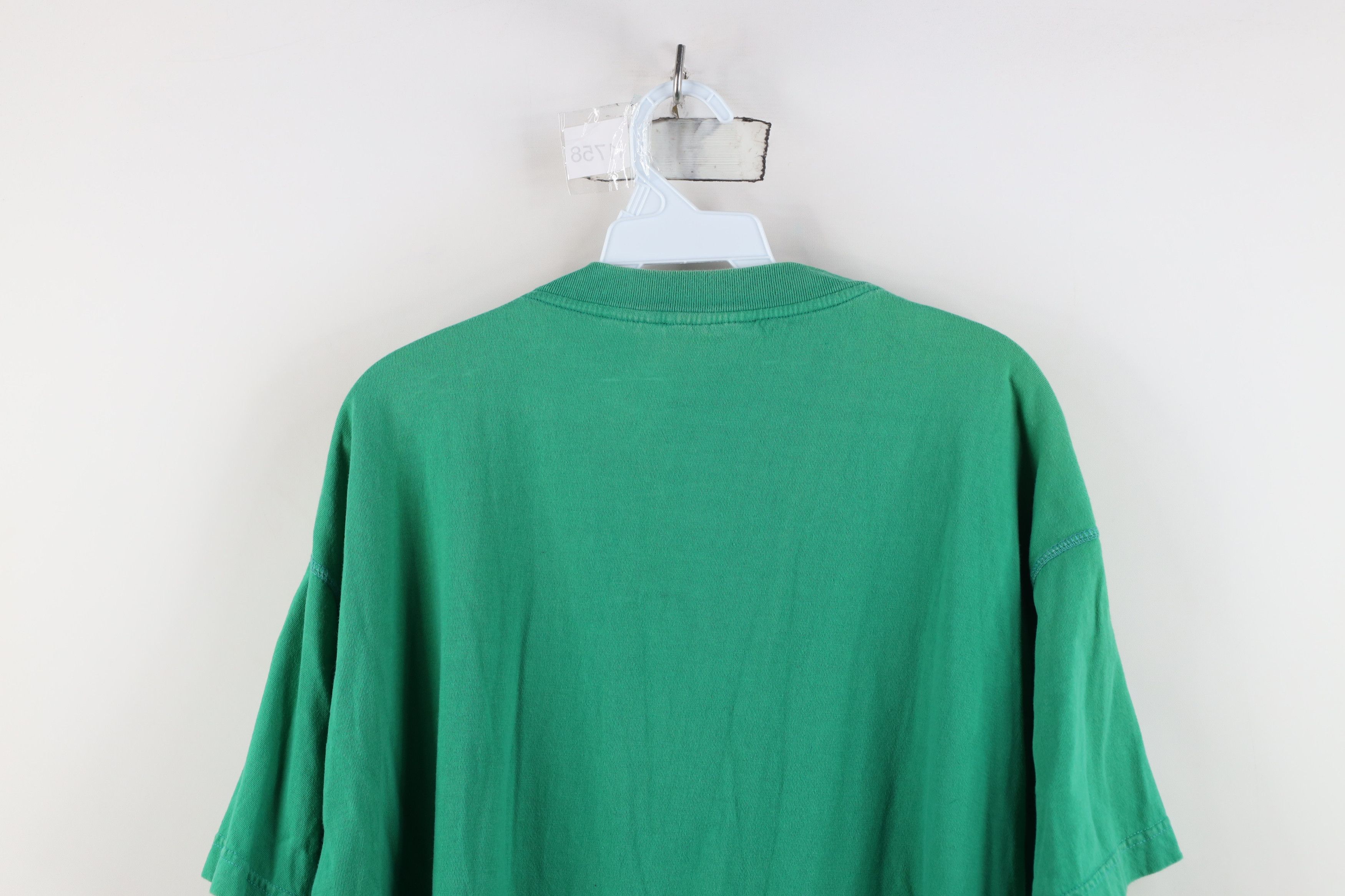 Vintage Vintage 90s Streetwear Baggy Fit Pocket Henley T-Shirt Green Size US XL / EU 56 / 4 - 12 Thumbnail