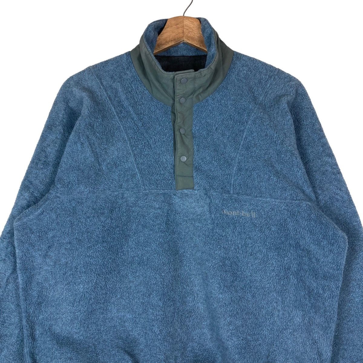 Montbell Vintage Mont-bell Quarter Snap Button Pullover Jumper Fleece Size US S / EU 44-46 / 1 - 2 Thumbnail