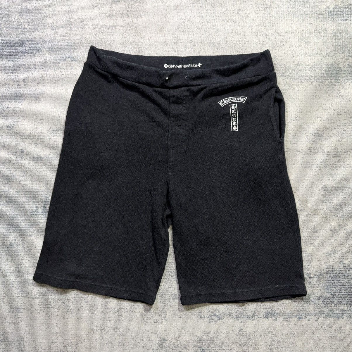 Chrome Hearts Chrome Hearts - T-Bar Horseshoe Shorts Size US 34 / EU 50 - 1 Thumbnail