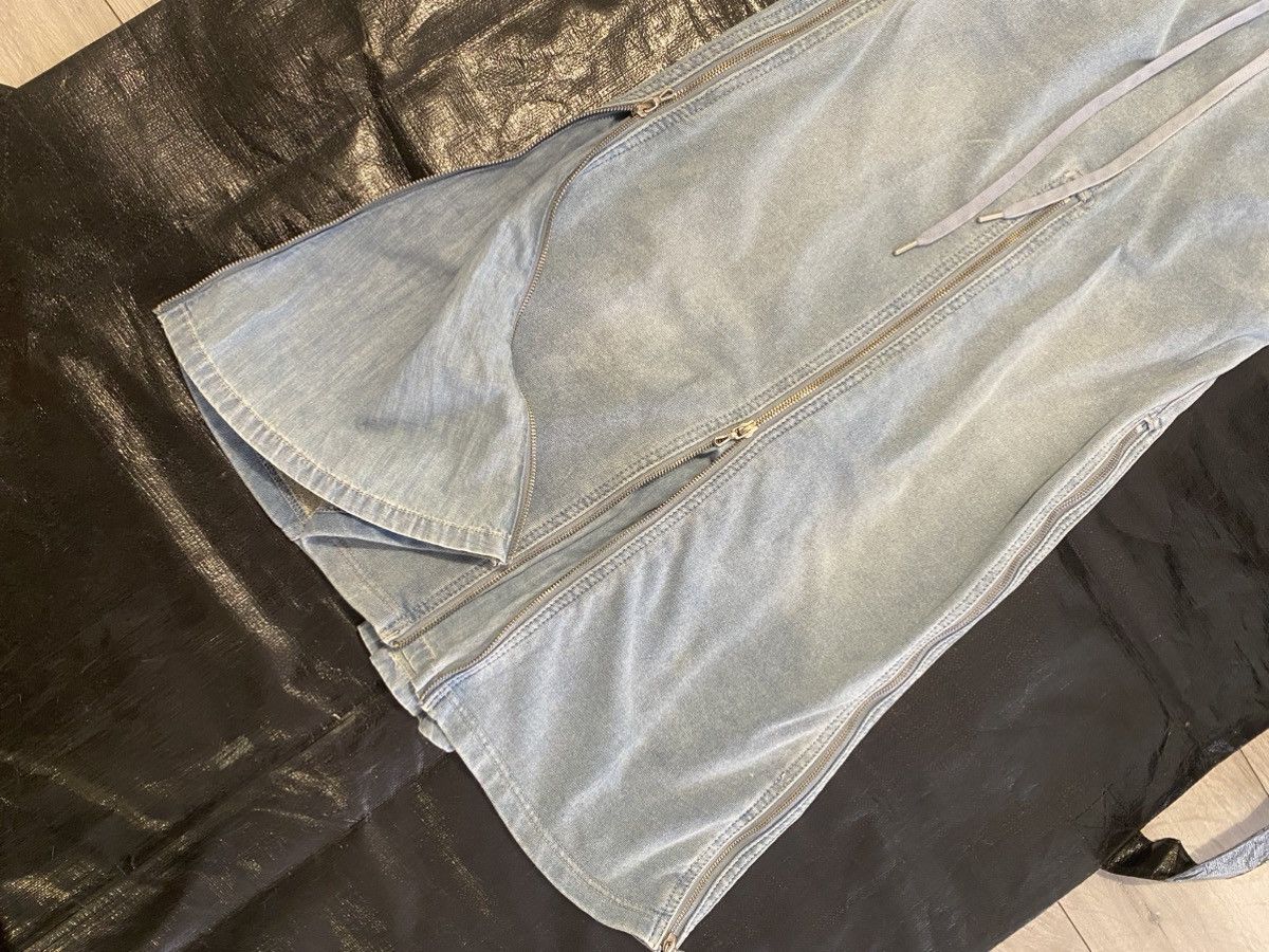 Japanese Brand GOA Denim Zip skirt Size 28" / US 6 / IT 42 - 2 Thumbnail