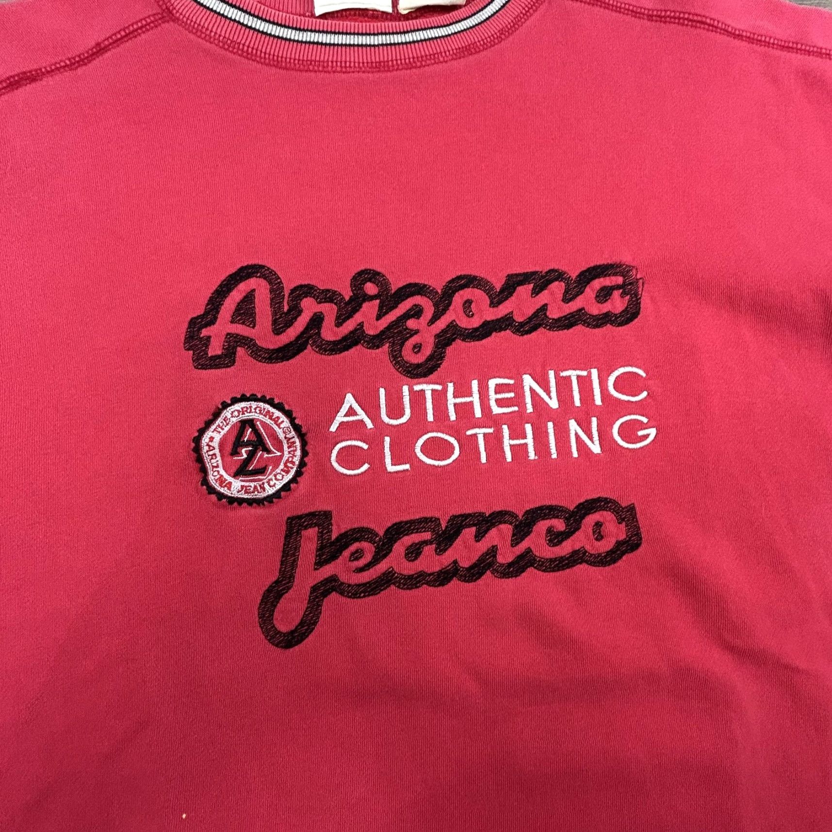 Vintage VINTAGE Arizona Jean Company Sweatshirt Mens Large Red Graphic Print Pullover Crewneck 90s Mens Size US L / EU 52-54 / 3 - 3 Thumbnail