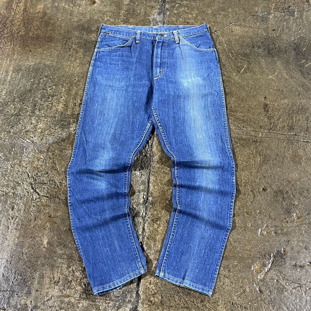 Levi's × Vintage × Wrangler Vintage 1960s Maverick Faded True Vintage Denim Jeans Rare Size US 33 - 2 Thumbnail