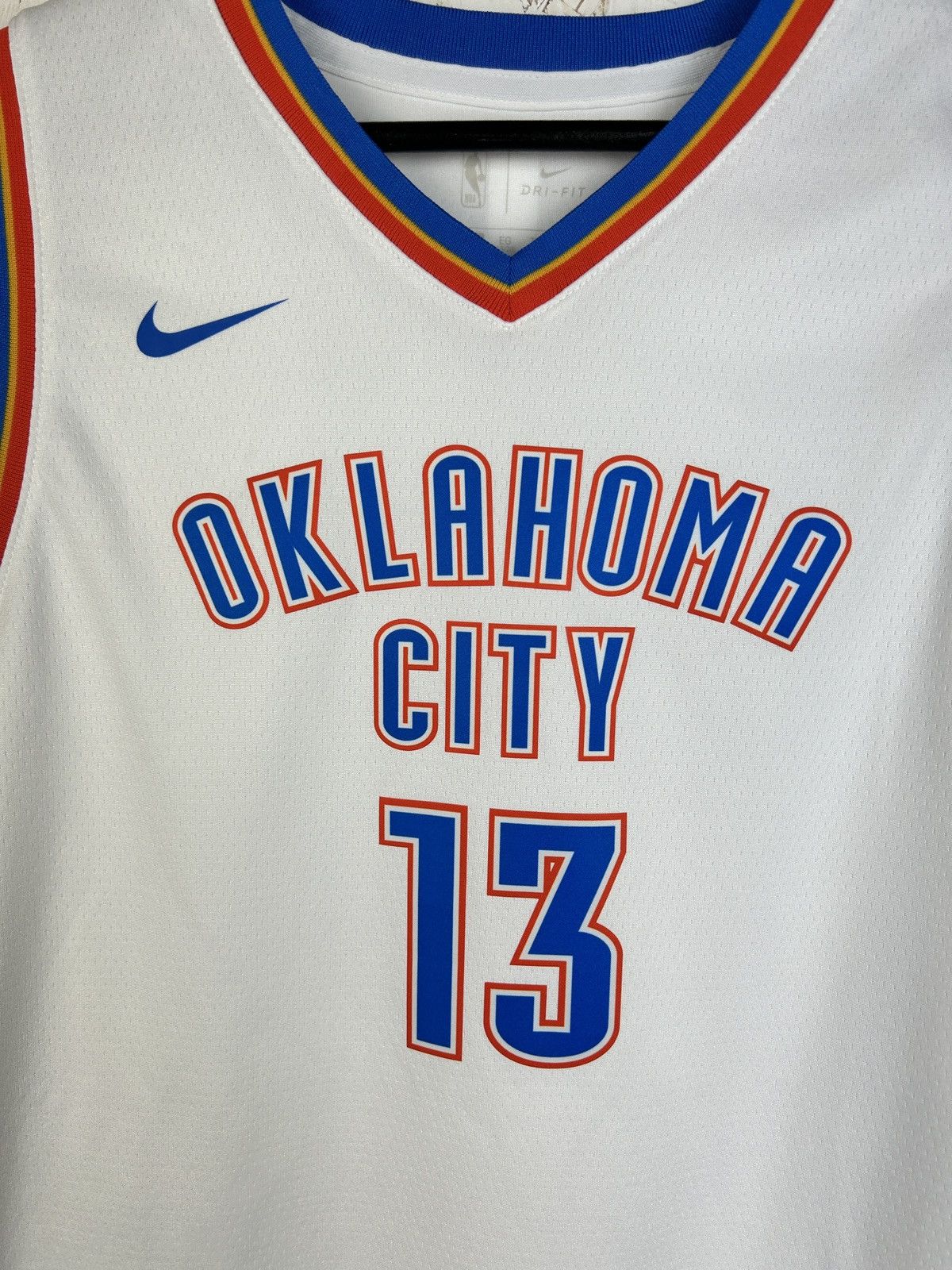 Nike Nike Oklahoma City Thunder #13 George Paul Swingman Jersey Size US S / EU 44-46 / 1 - 2 Thumbnail