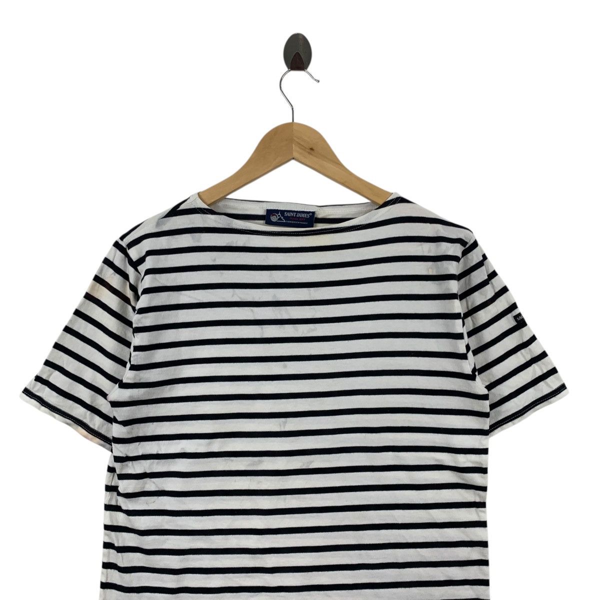 Saint James SAINT JAMES Depuis 1889 FRANCE Stripes Short Sleeve Tshirt Size US S / EU 44-46 / 1 - 2 Thumbnail