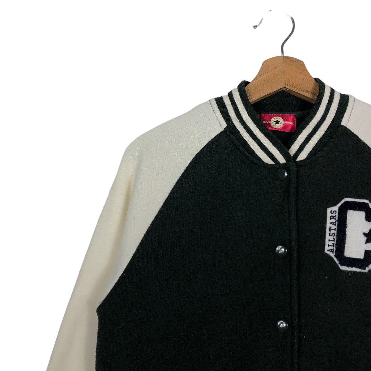 Japanese Brand 🔥90’s Vintage Bomber Jacket Converse Big Logo Size US L / EU 52-54 / 3 - 7 Thumbnail