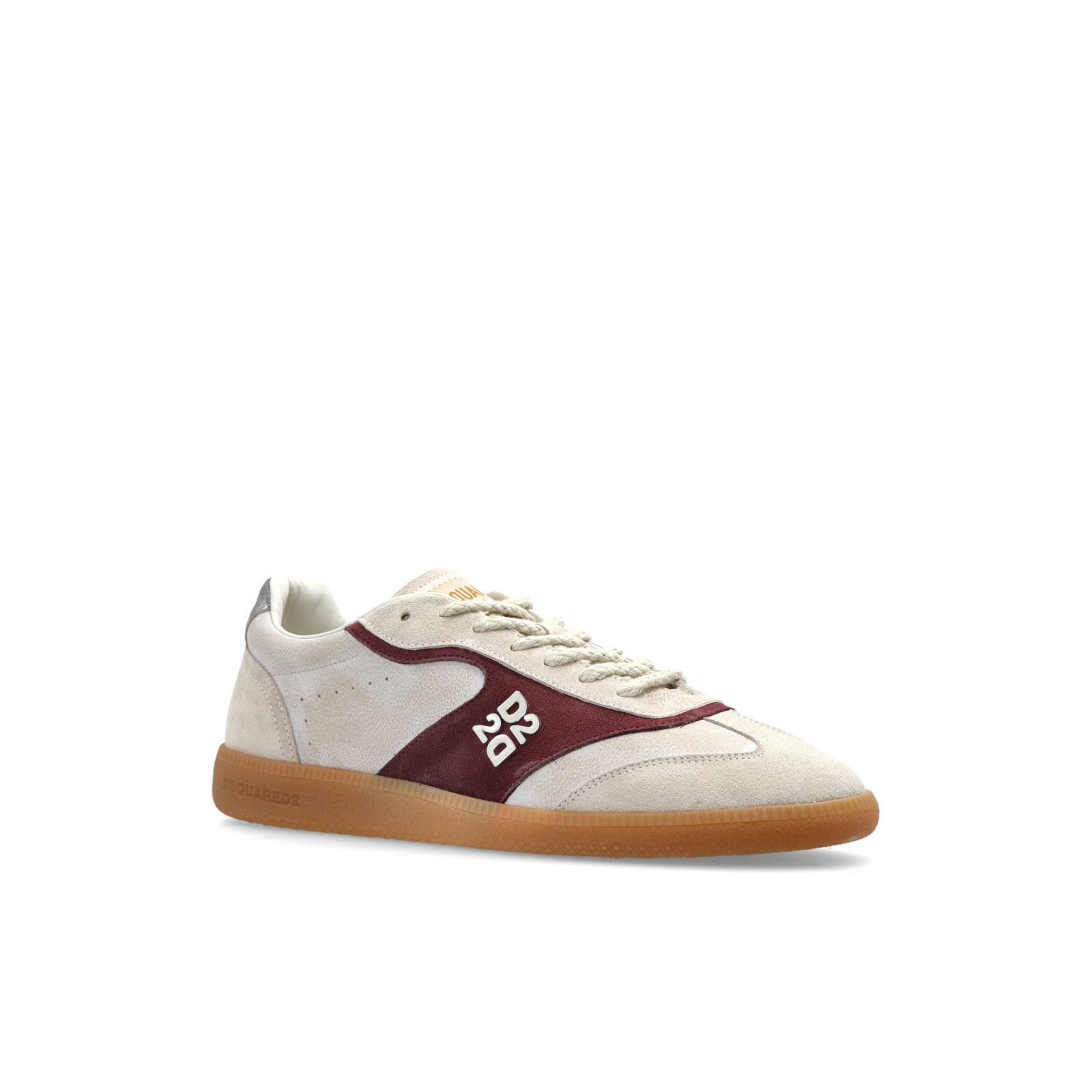 Dsquared2 DSQUARED2 Rebels Beige/Red Sneakers New & Authentic (Men's s Size US 10 / EU 43 - 2 Thumbnail