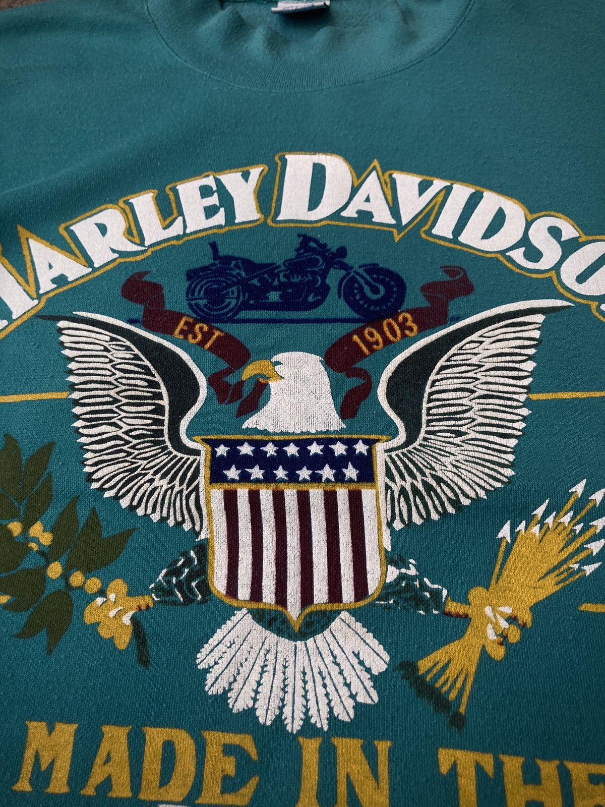 Harley Davidson × Vintage Vintage ‘91 Harley Davidson Crewneck Size US M / EU 48-50 / 2 - 5 Thumbnail