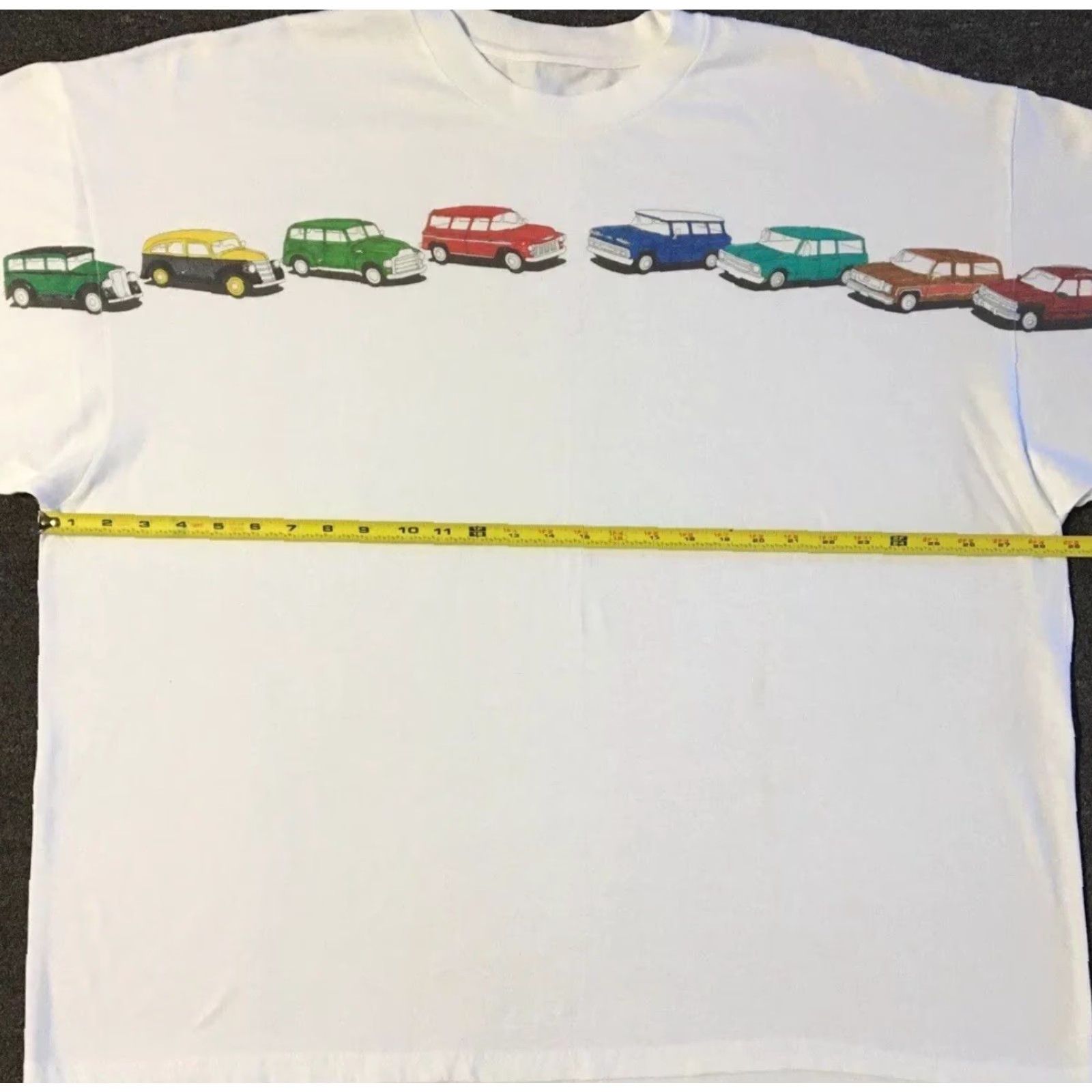 Vintage VINTAGE 90s Station Wagon Car Oversized Shirt XXXL White Men's T-Shirt Short Sleeve Car Grunge USA Retro Race Car Motor Size US XXL / EU 58 / 5 - 6 Thumbnail