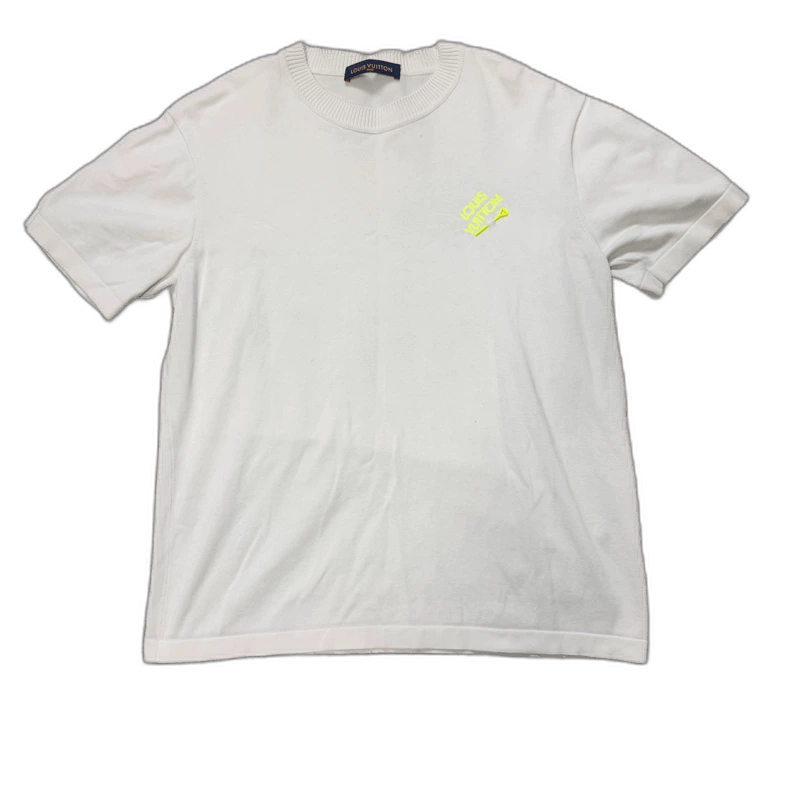 Louis Vuitton Louis Vuitton White Embroidered Knit Top Size US XL / EU 56 / 4 - 1 Thumbnail