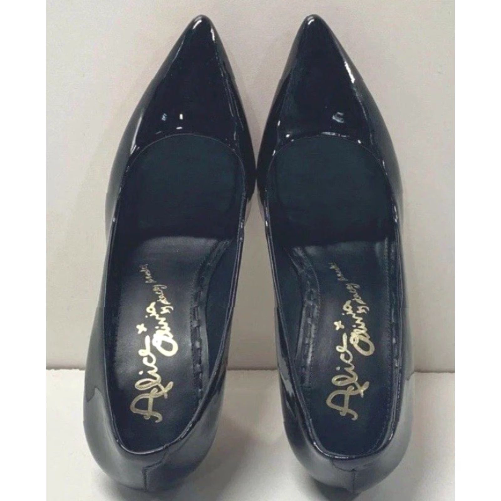 Alice + Olivia Women Alice & Olivia Platform Heel Leather Black RedBottom Size6 EU36 Size US 6 / IT 36 - 3 Thumbnail