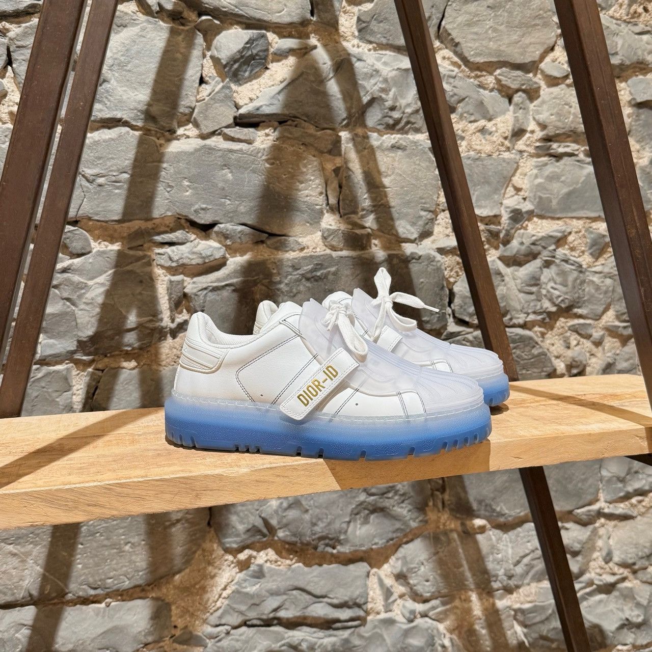 Dior Dior Dior-ID Strap White Blue Sole Sneakers Size US 8.5 / IT 38.5 - 1 Thumbnail