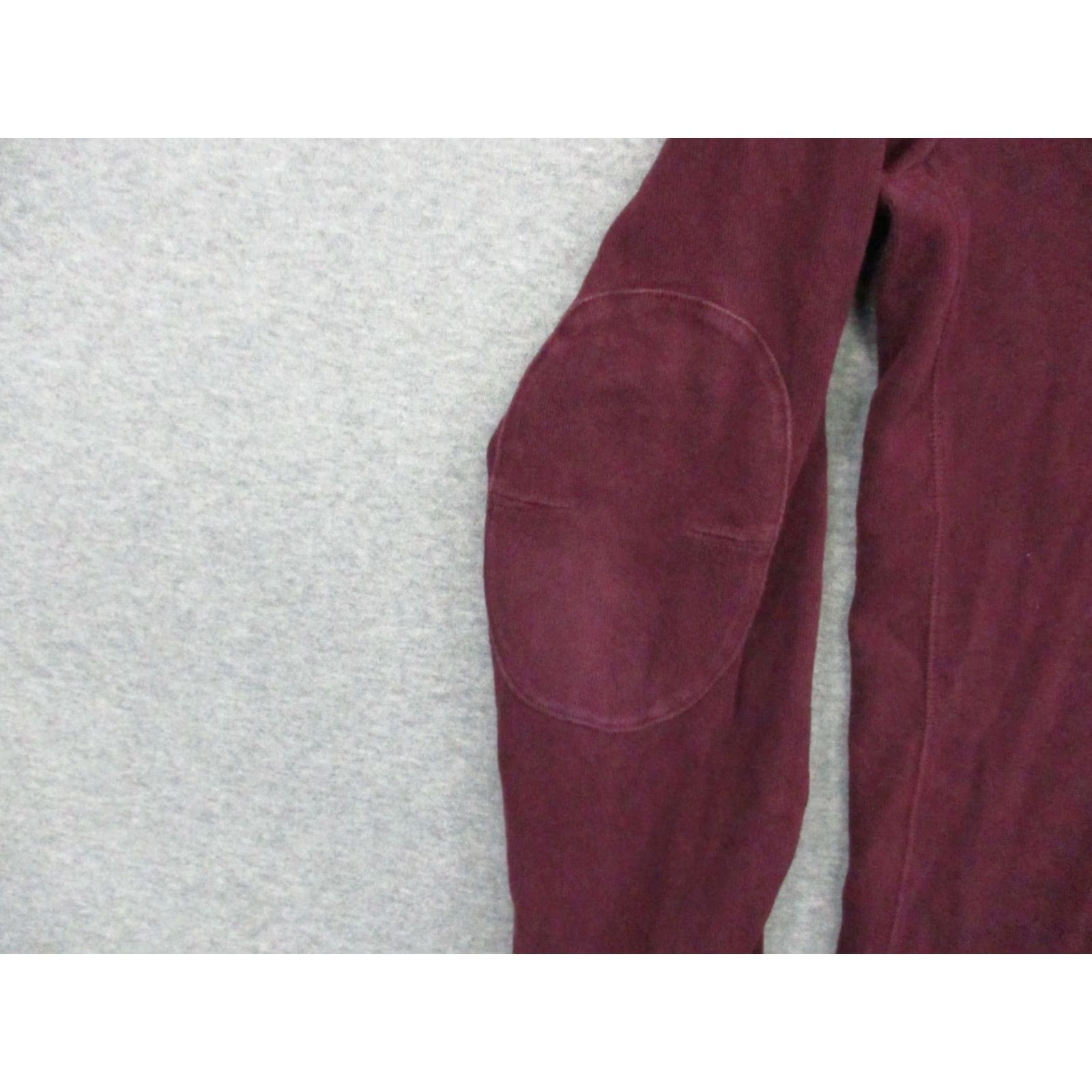 Polo Ralph Lauren Polo Ralph Lauren Sweater 1/4 Zip Long Sleeve Burgundy Red Cotton Knit Mock Neck Zip Regular L Men’s Size US L / EU 52-54 / 3 - 3 Thumbnail