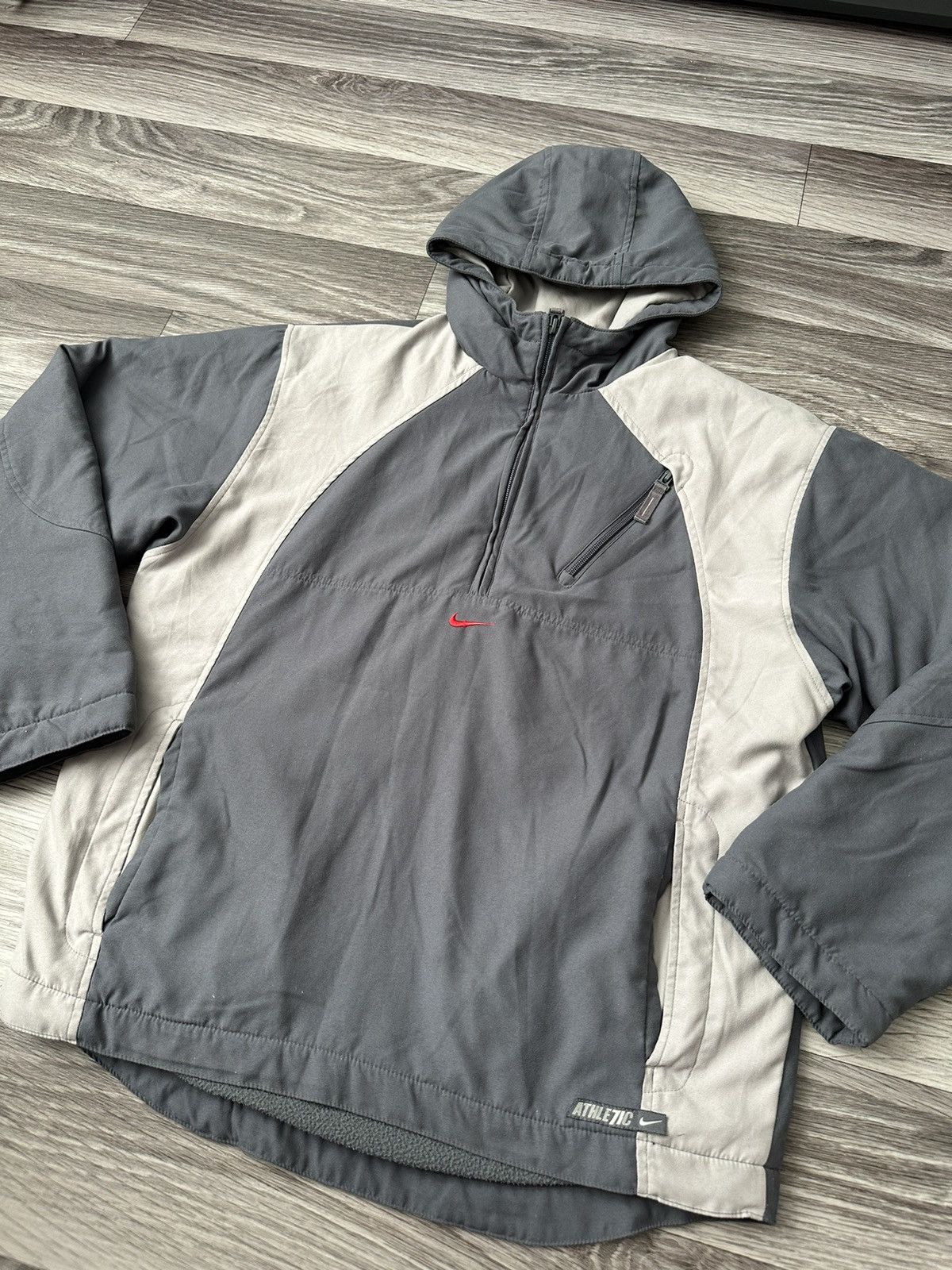 Nike Nike Vintage 1/3 Nylon Centre Swoosh Anorak Jacket hype dril Size US S / EU 44-46 / 1 - 2 Thumbnail