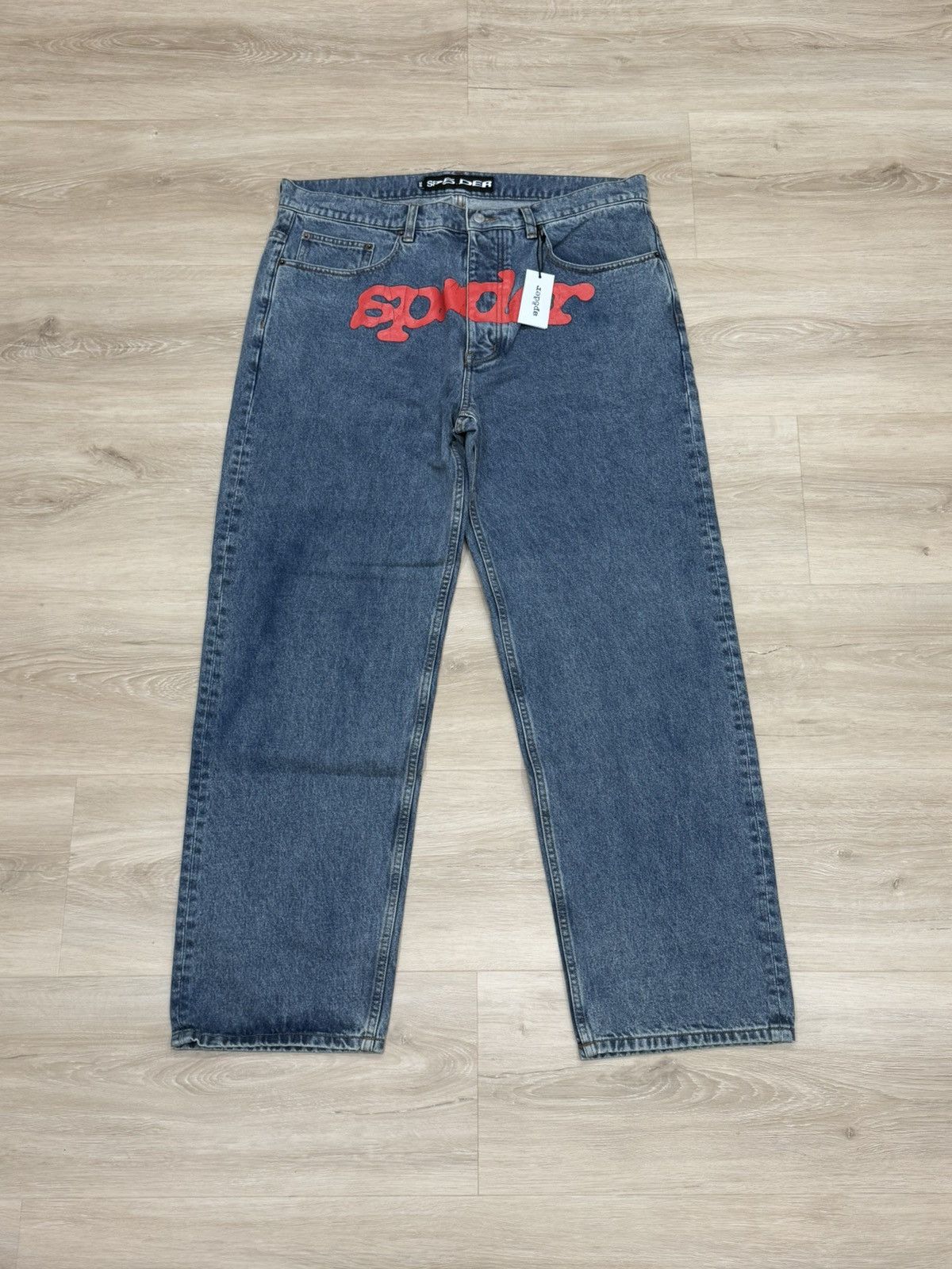 Sp5der Sp5der Worldwide v3 Indigo Denim Jeans Size US 36 / EU 52 - 1 Thumbnail