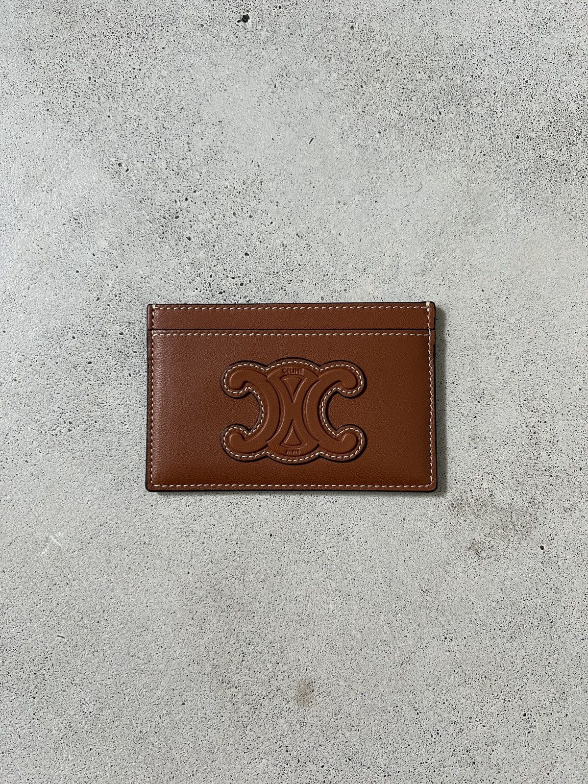 Celine Celine Triomphe Card Holder Grailed