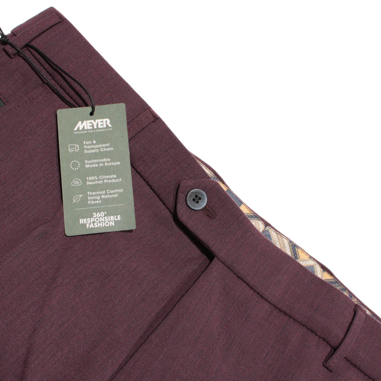 Other Meyer New with tags Dress Pants Size 38 US In Purple Size US 38 / EU 54 - 1 Thumbnail