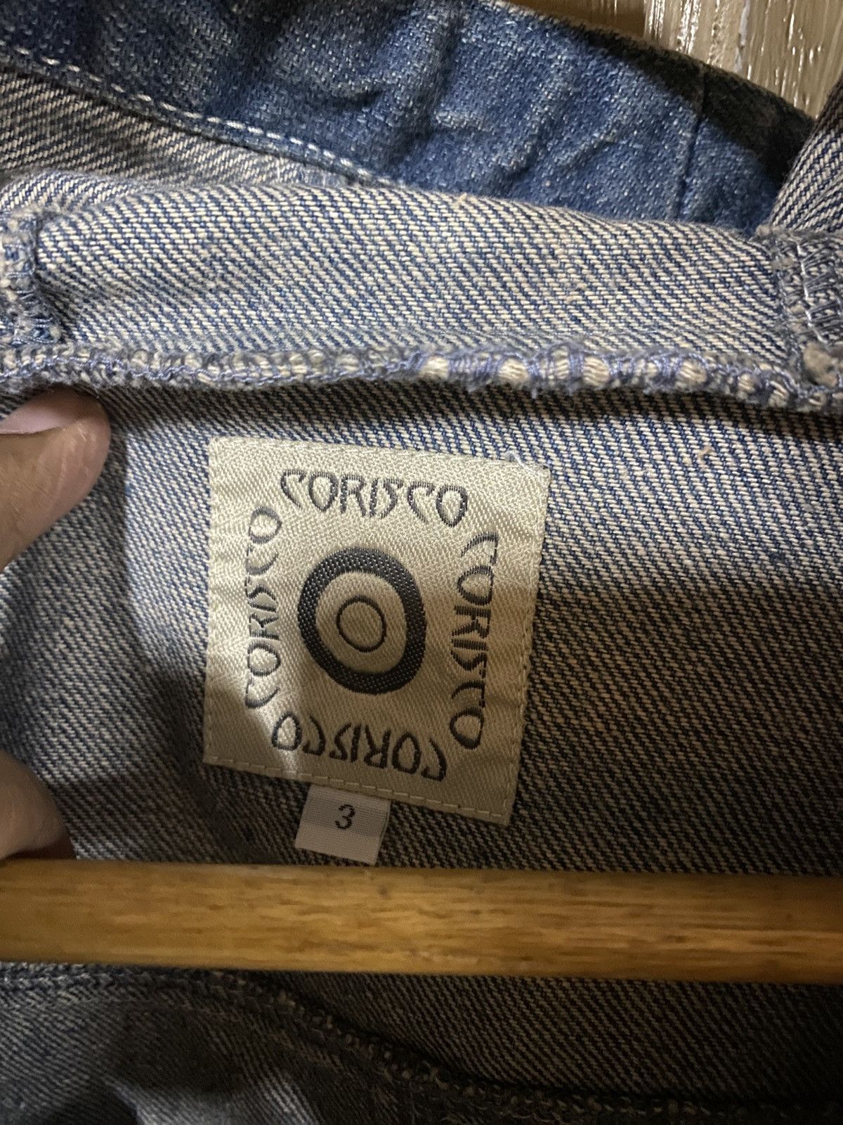 Japanese Brand Corisco Indigo Denim Work Jacket with Hood - Japanese Brand Size US M / EU 48-50 / 2 - 6 Thumbnail