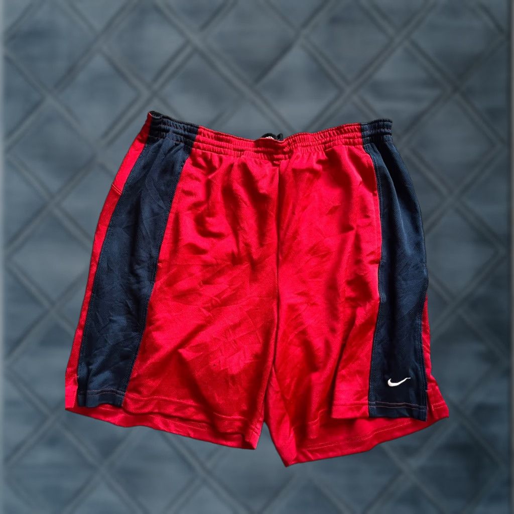 Nike Nike Shorts Men L Red 7" Woven Lightweight Athletic Quick Dry Pockets Moisture Wicking Tennis Size US 33 - 1 Thumbnail