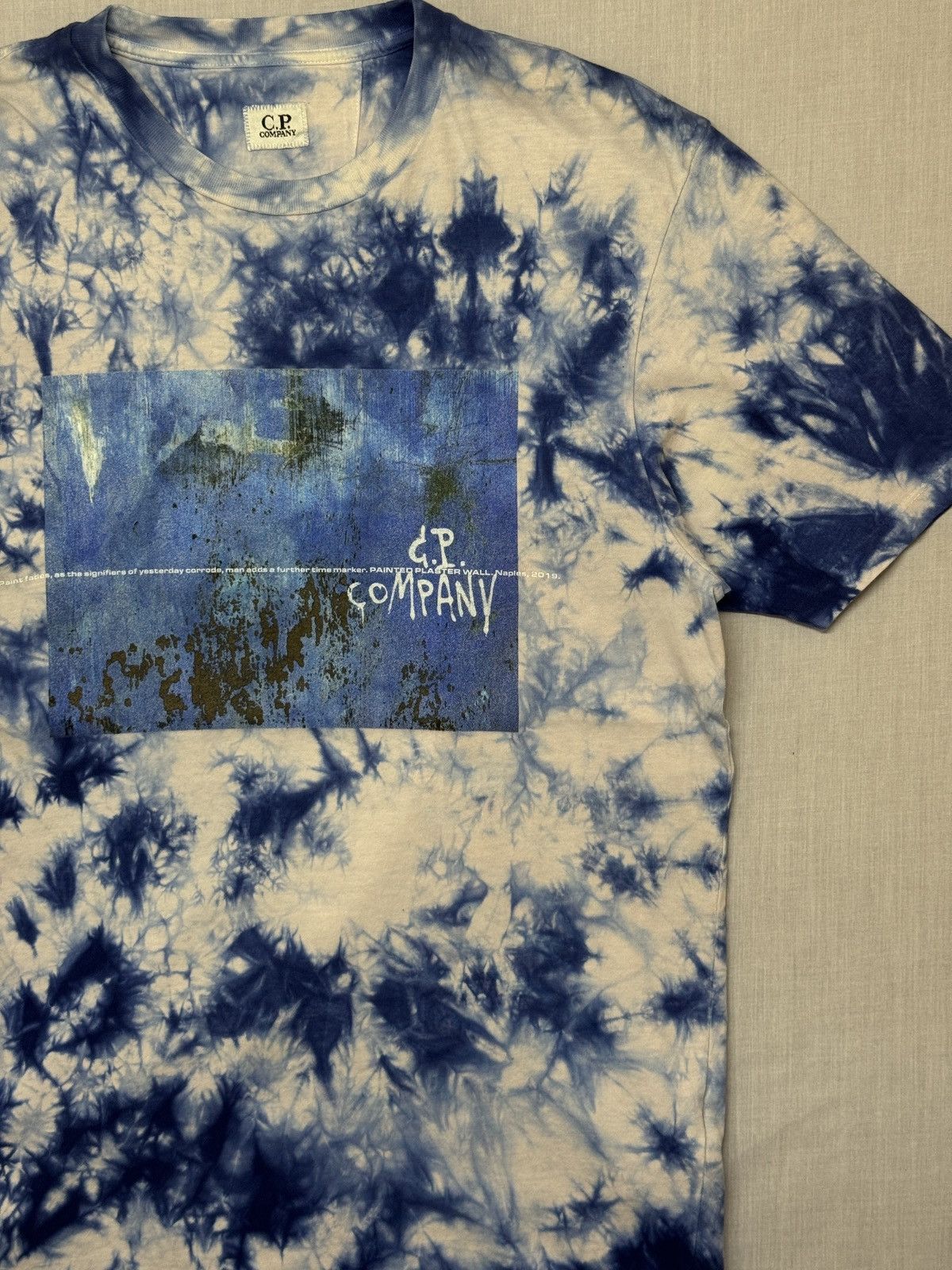C.P. Company C.P. Company Treated Next Landscape T-shirt in blue. Size US M / EU 48-50 / 2 - 2 Thumbnail