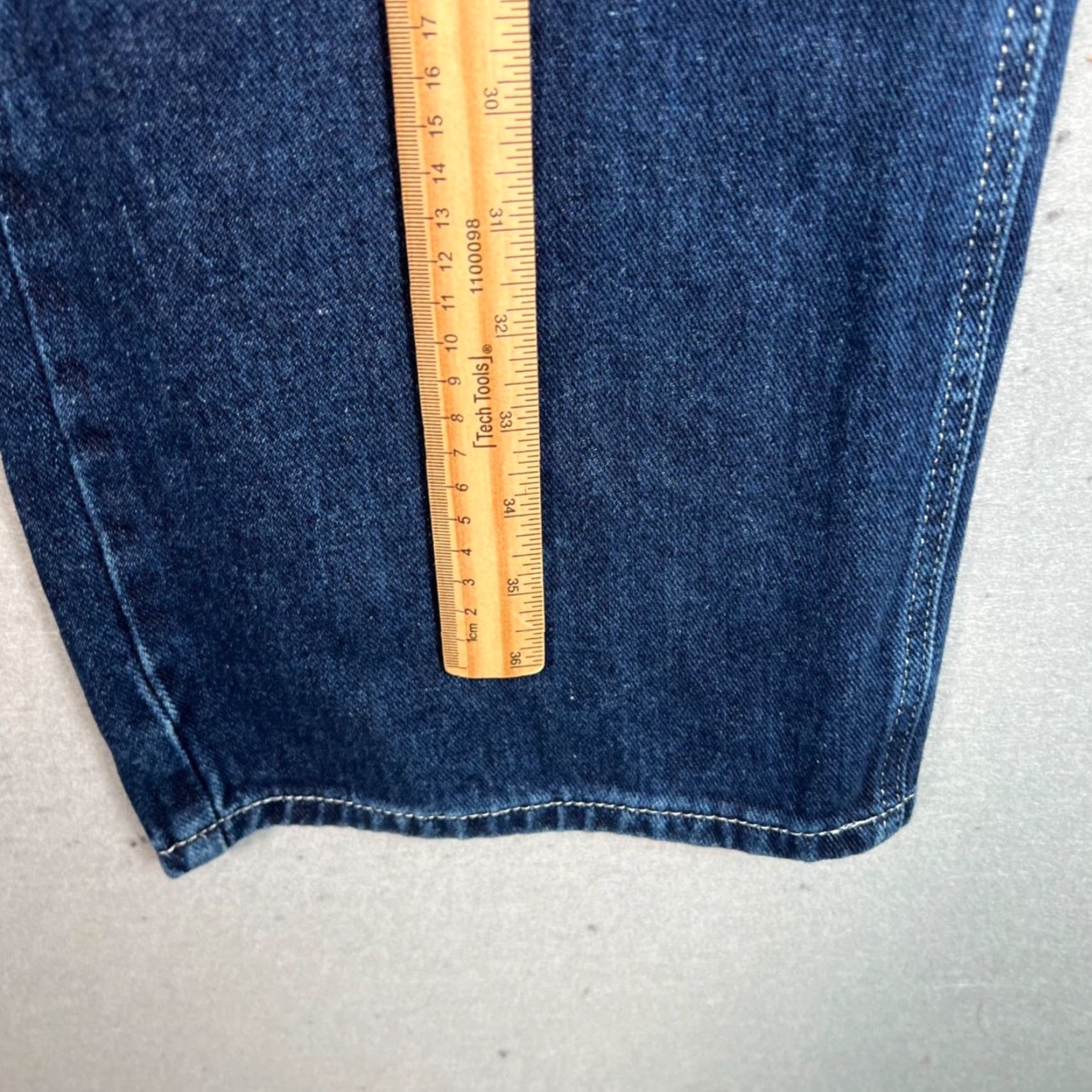 PRINCESS POLLY Princess Polly Womens Size 2 High-Waisted Straight Leg Denim Carpenter Jeans Size 26" / US 2 / IT 38 - 6 Thumbnail