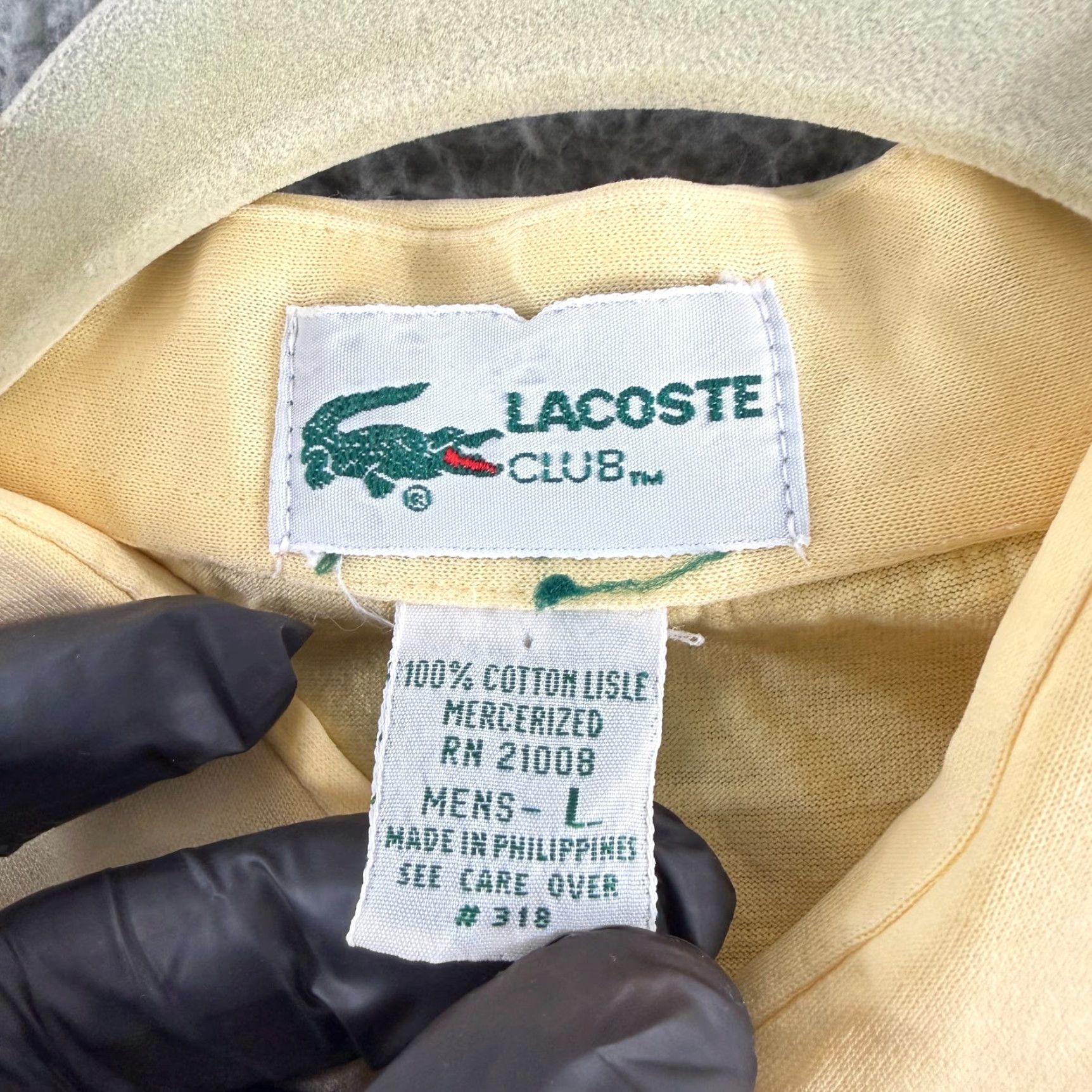 Lacoste Lacoste Club Polo Shirt Mens Large Yellow 100% Cotton Lisle Mercerized SS Polo Shirt Mens Yellow Lacoste Club Lisle Mercerized 100% Cotton Stainless? Size US L / EU 52-54 / 3 - 7 Thumbnail