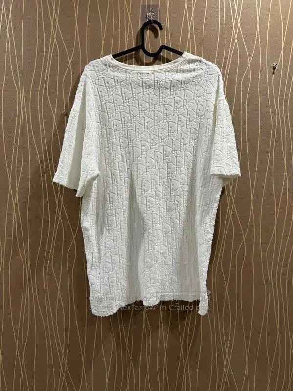 Dior Dior White Cotton Short Sleeve T-Shirt . Size US S / EU 44-46 / 1 - 2 Thumbnail