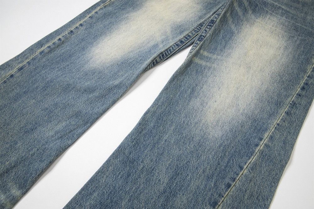 Japanese Brand × Jean Punk distressed men's casual washed loose flared jeans Size US 32 / EU 48 - 6 Thumbnail