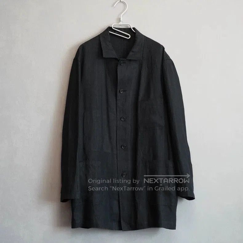 Yohji Yamamoto Yohji Yamamoto 94SS Linen Worker Jacket. Size US M / EU 48-50 / 2 - 1 Thumbnail
