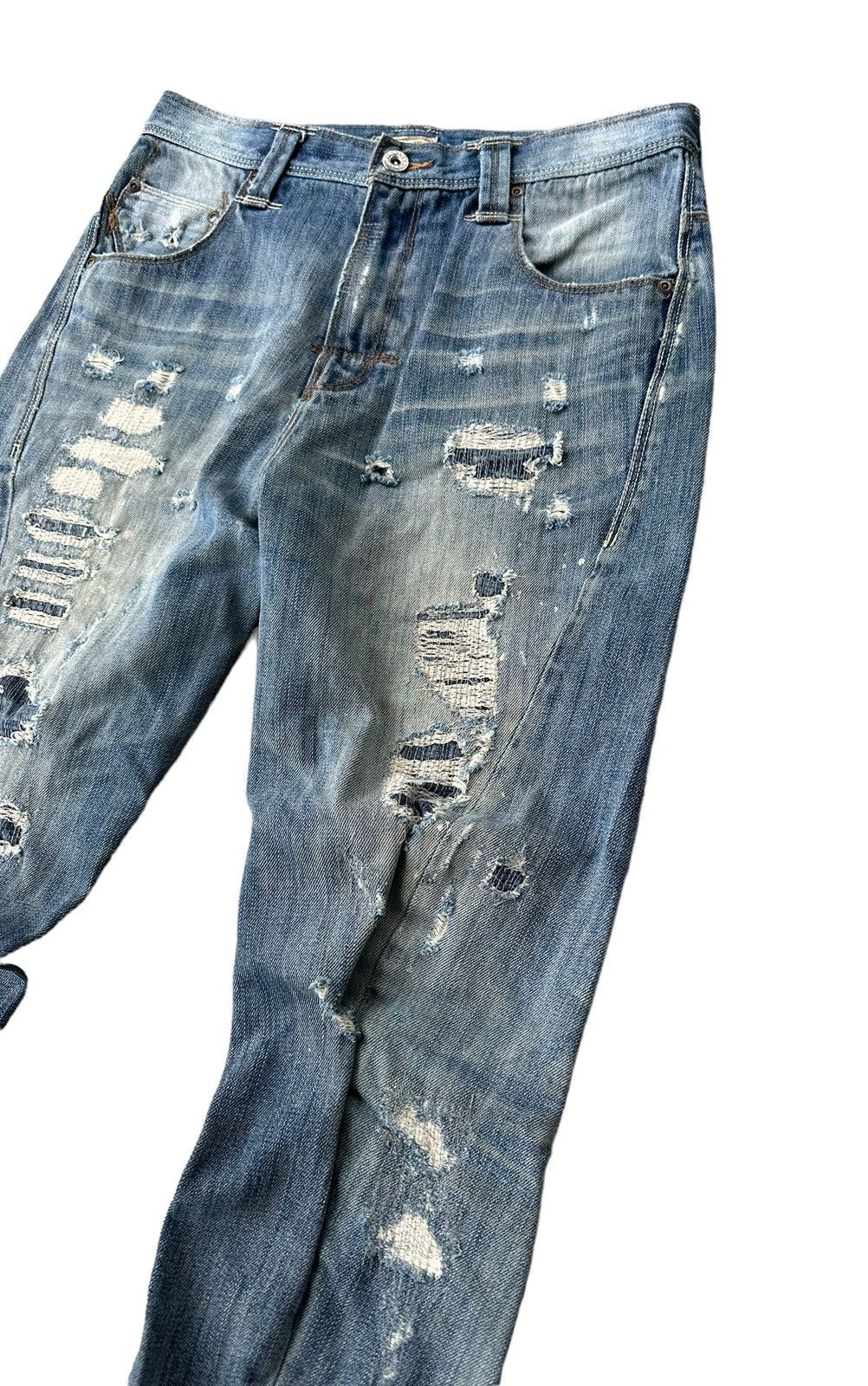 Japanese Brand Bite blue flared denim jeans Size US 30 / EU 46 - 3 Thumbnail