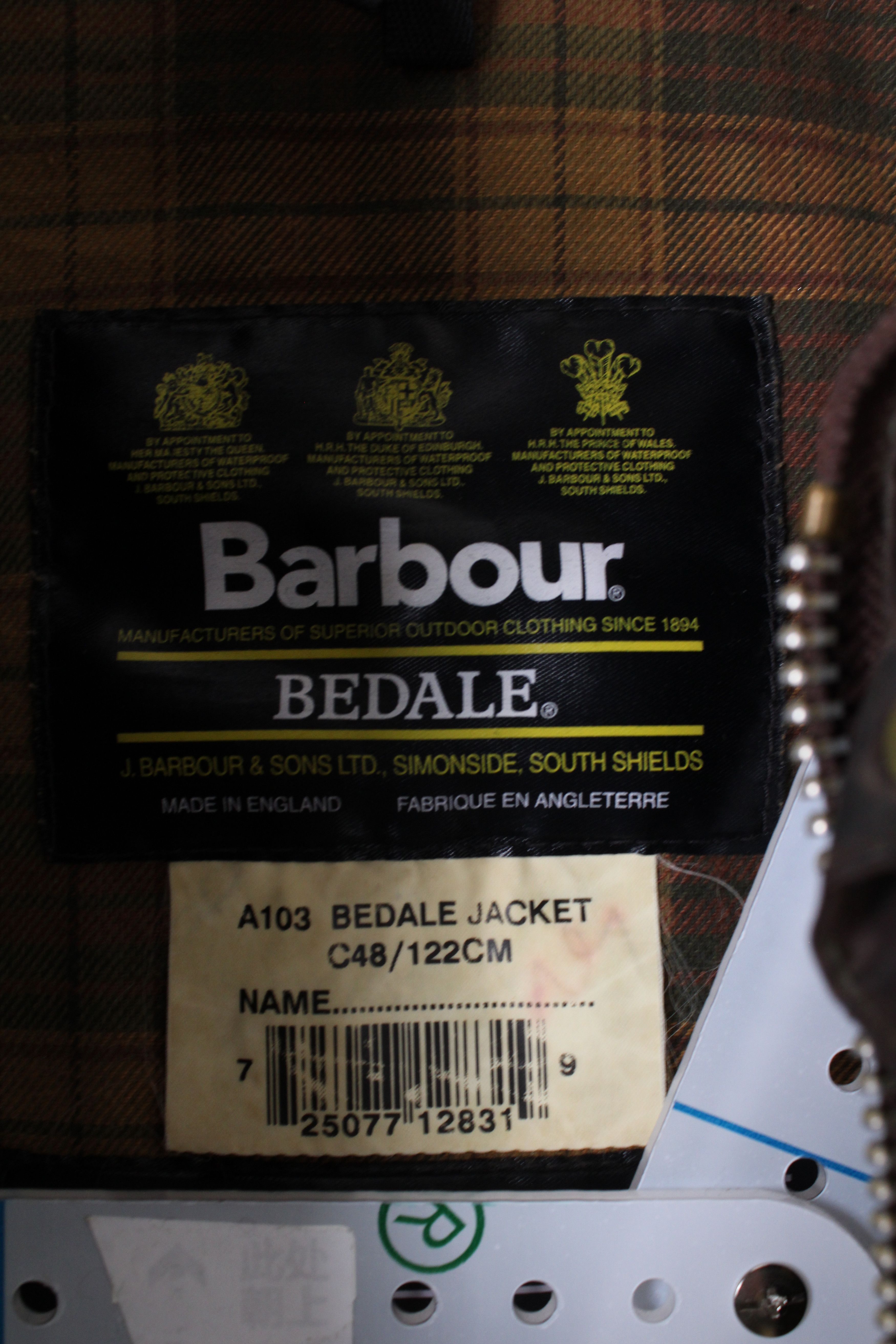Barbour Barbour Bedale Waxed Jacket Rustic Brown C48 Large XL Size US XL / EU 56 / 4 - 6 Thumbnail