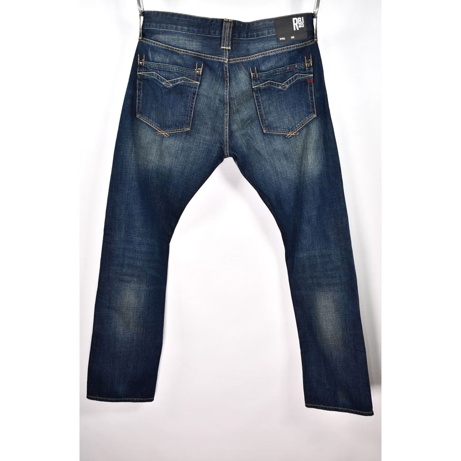Replay REPLAY M95 BILLSTRONG Jeans Men's 34 Bootcut Blue 100% Cotton Regular XS? Size US 34 / EU 50 - 3 Thumbnail