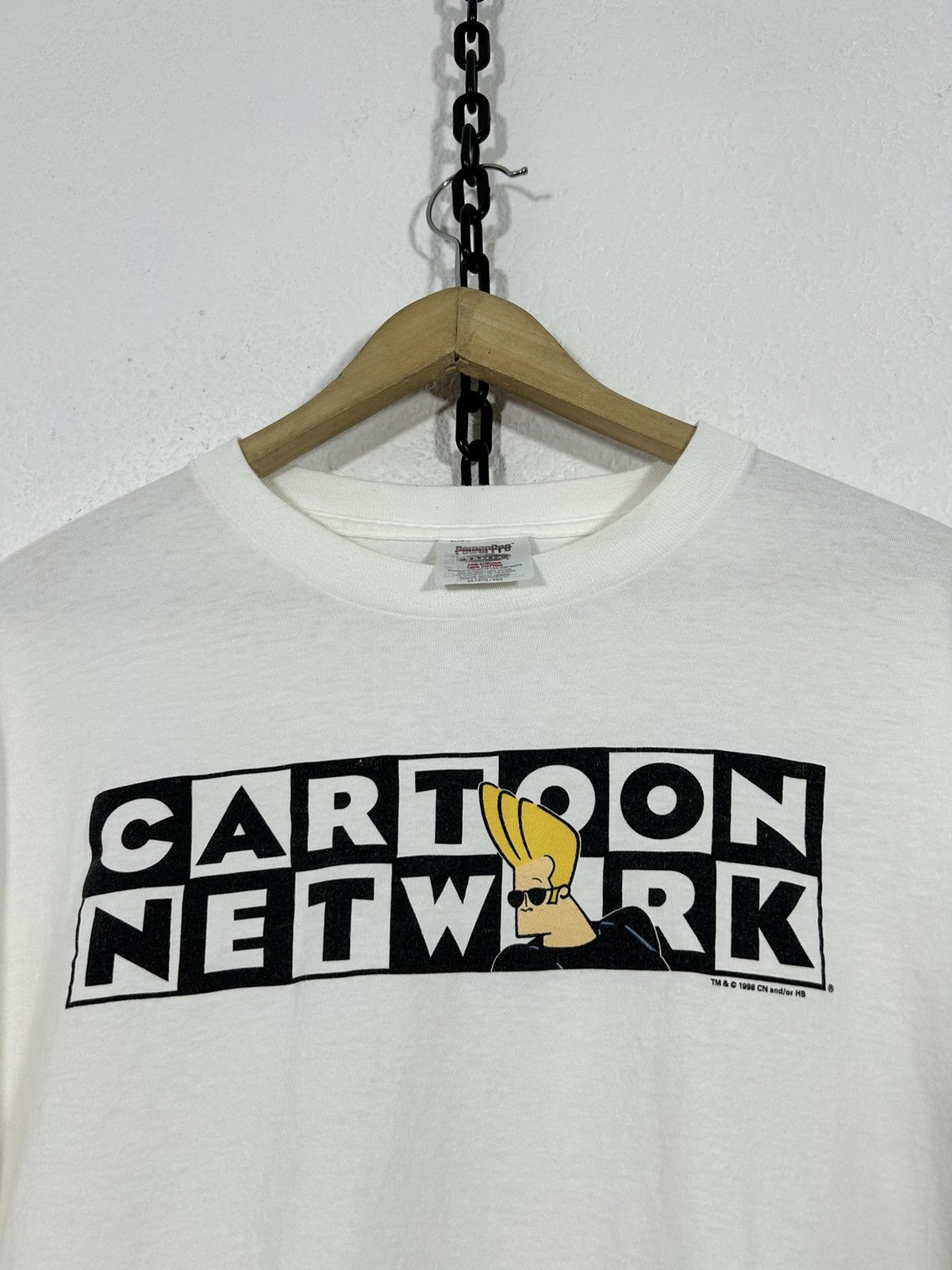 Cartoon Network × Vintage 1998 Johnny Bravo Box Logo Cartoon Network Rare Size US XXL / EU 58 / 5 - 2 Thumbnail