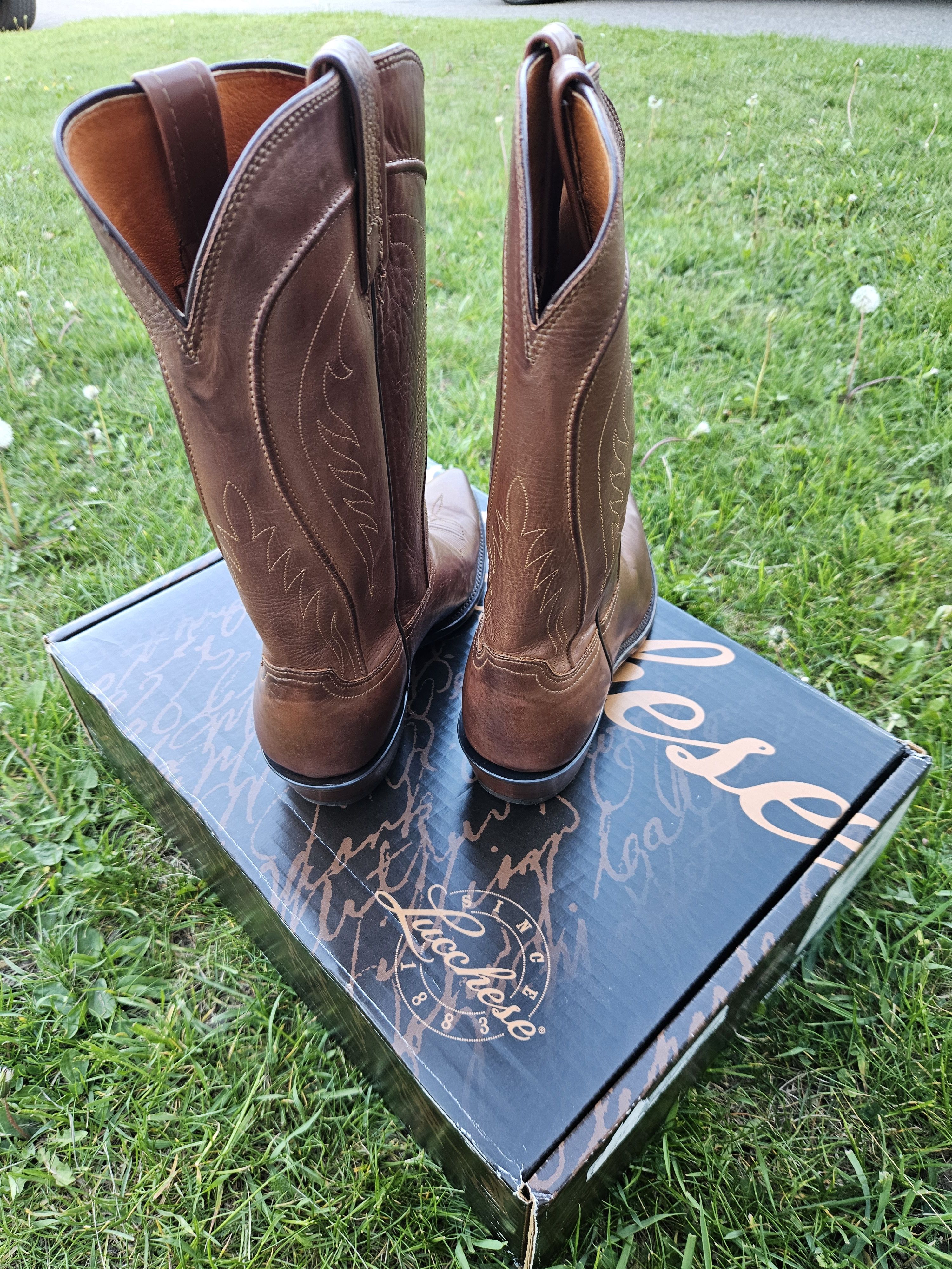 Lucchese Lucchese Bart Ranch Hand leather boots Size US 9 / EU 42 - 6 Thumbnail
