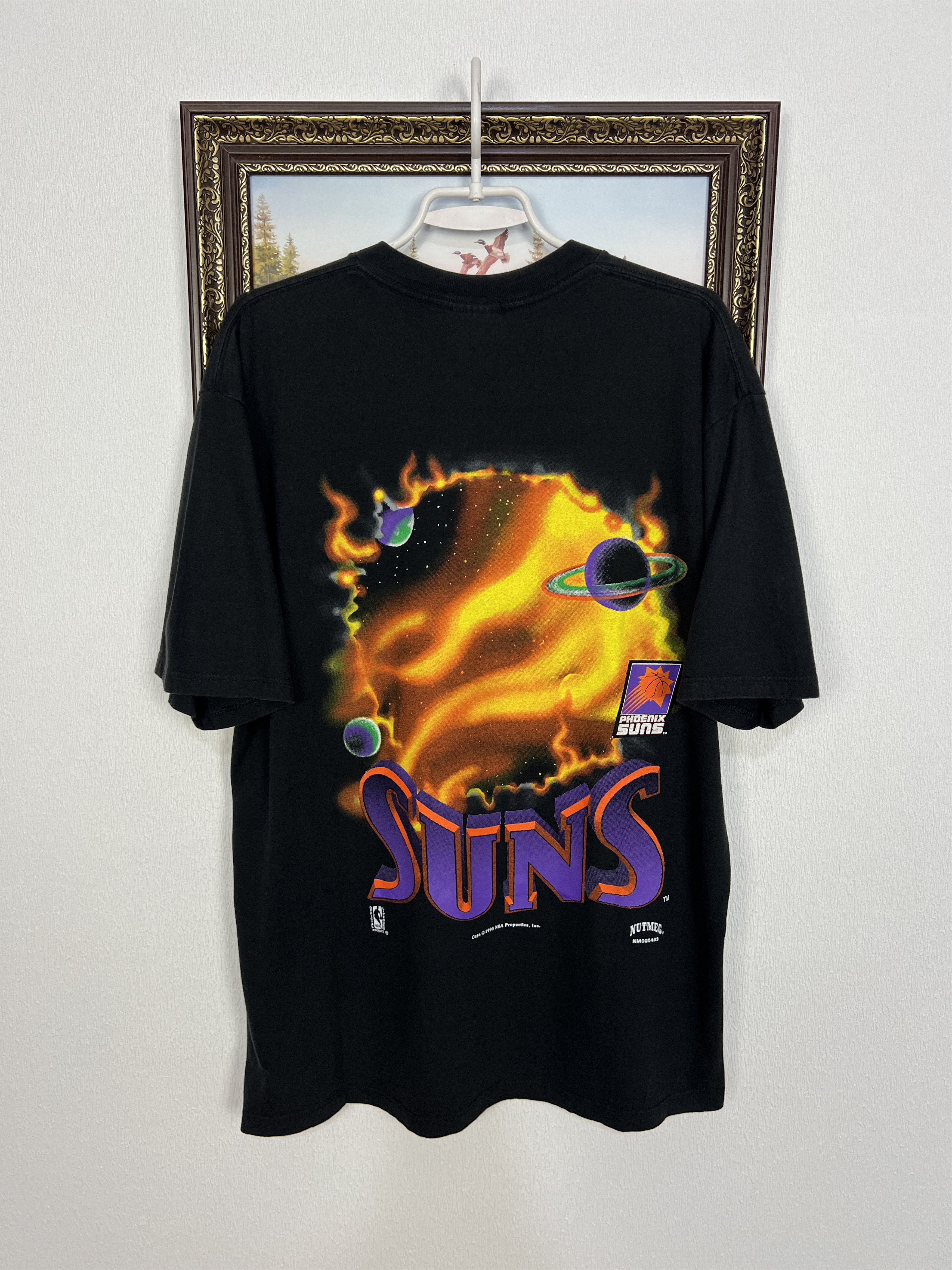 Nutmeg Vintage 90's Phoenix Suns Over Print NBA Shirt Jersey Rare Size US XL / EU 56 / 4 - 7 Thumbnail