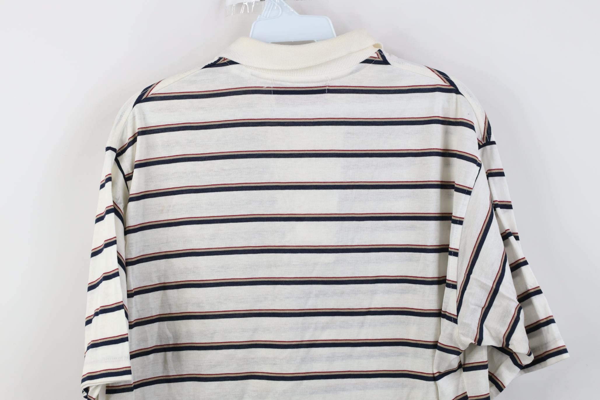 Vintage Vintage 70s 80s Streetwear Cotton Knit Golf Polo Shirt USA Size US XL / EU 56 / 4 - 14 Thumbnail