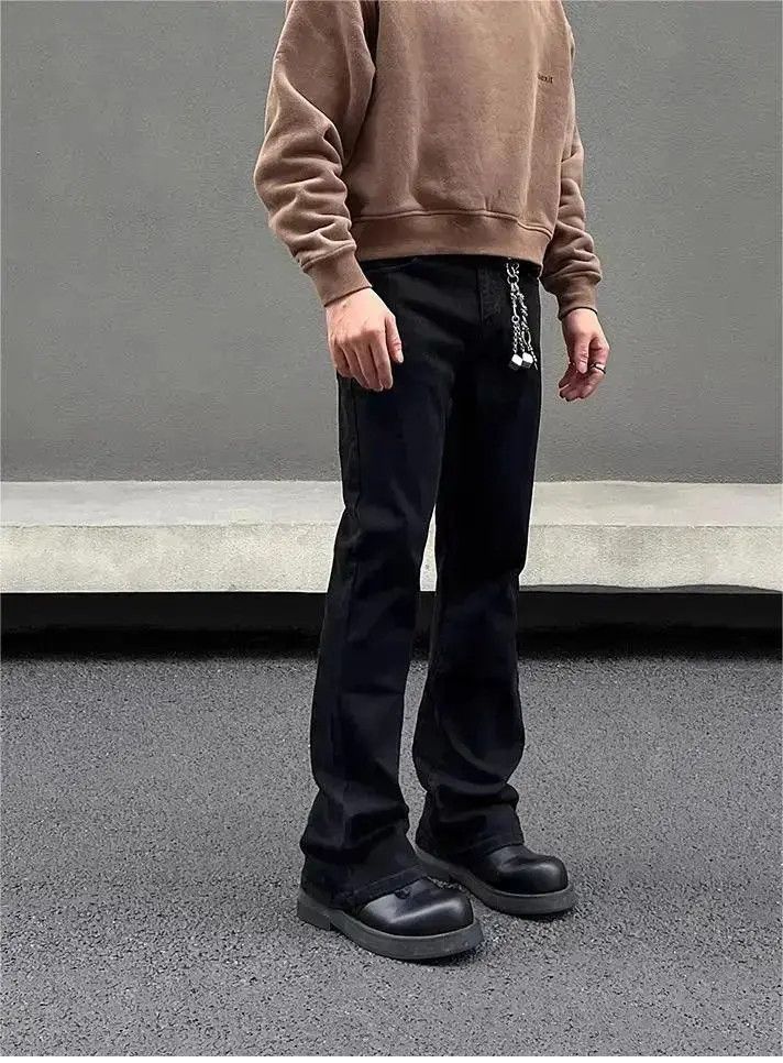 Japanese Brand Casual straight leg micro flared jeans Size US 32 / EU 48 - 5 Thumbnail