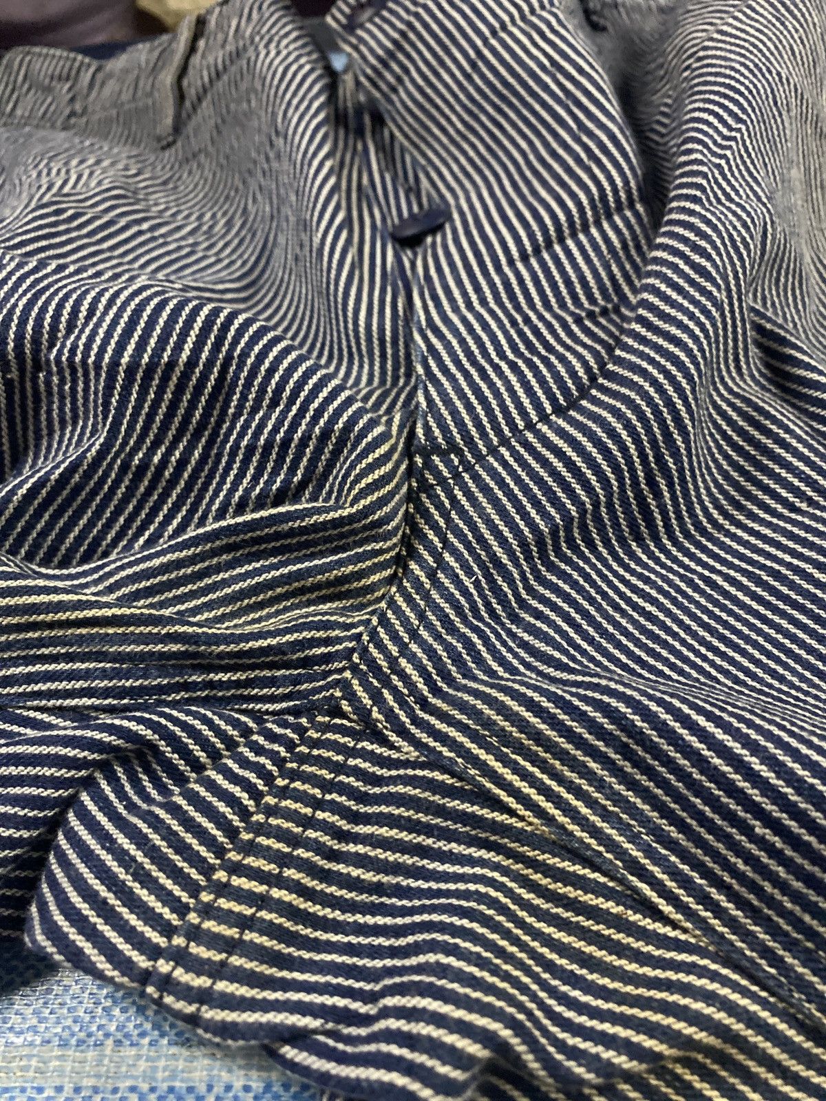 Octopus Octopus Army Cargo Blue Stripes Multiple Pocket Pants Size US 30 / EU 46 - 10 Thumbnail