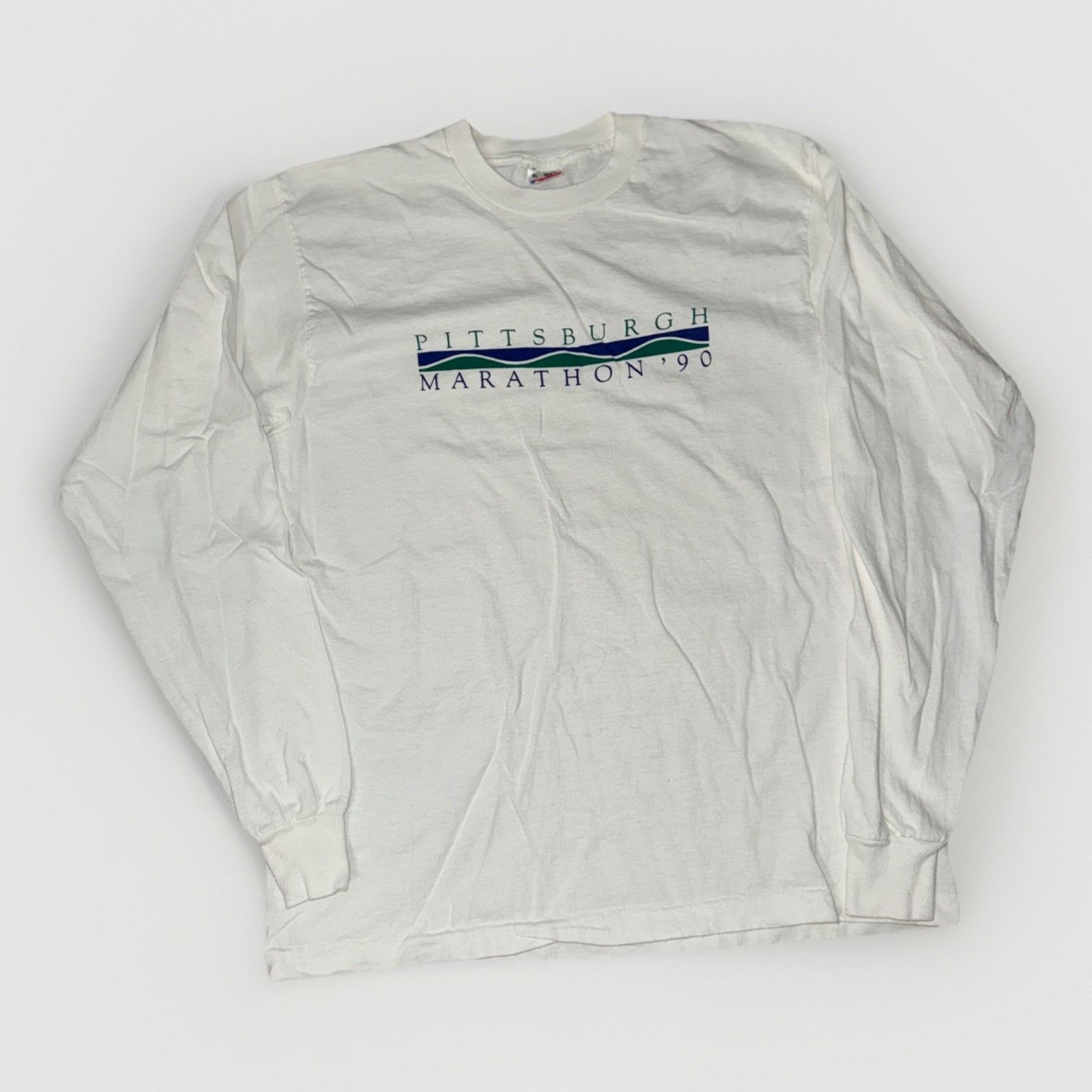 Fruit Of The Loom Vintage Made In USA Fruit Of The Loom Long Sleeve T-Shirt Size US XL / EU 56 / 4 - 1 Thumbnail