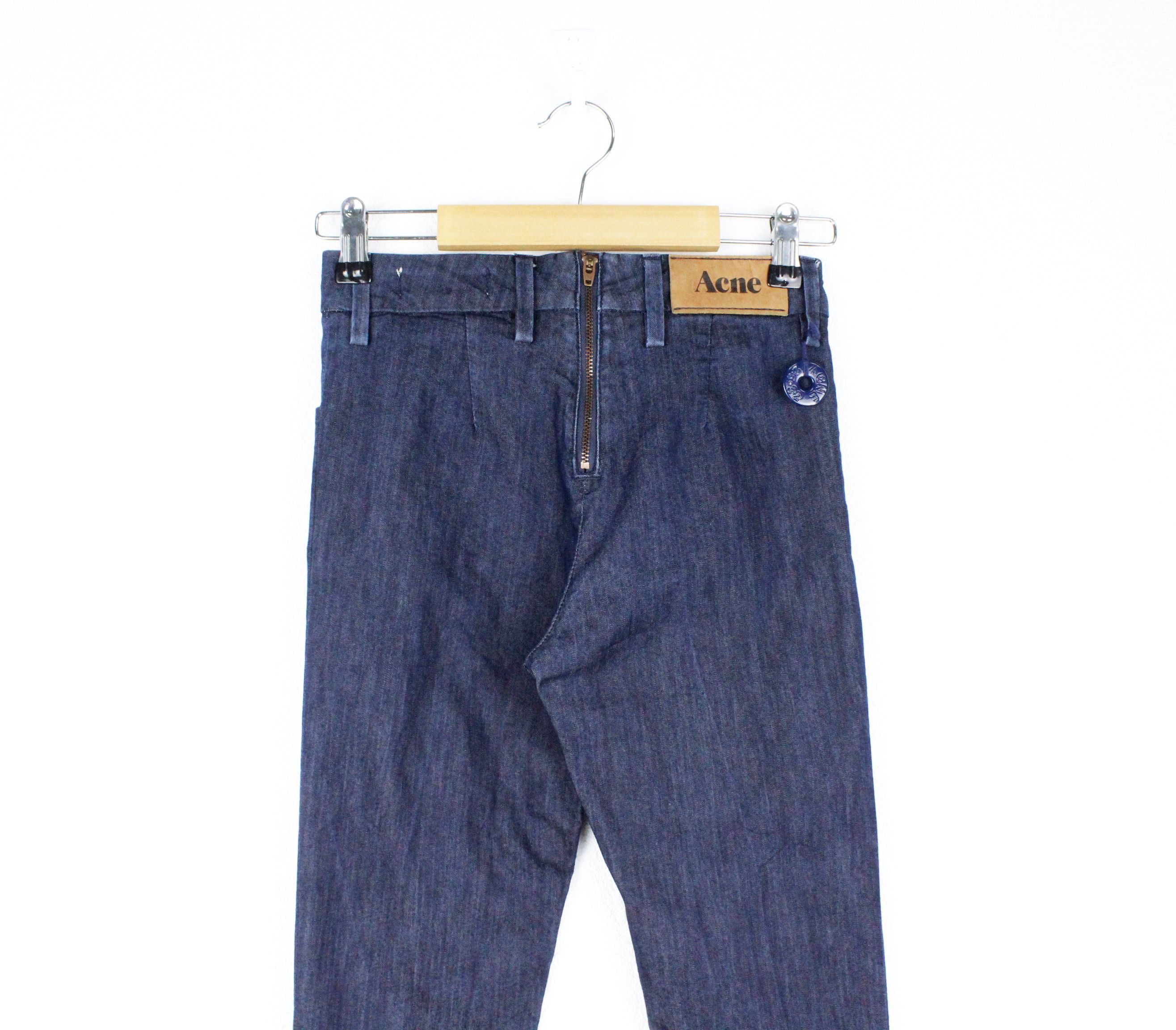 Acne Studios × Vintage Acne Jeans Skin Thin Back Zip Pants Trousers 25 x 32 Size 25" / US 0 / IT 36 - 4 Thumbnail