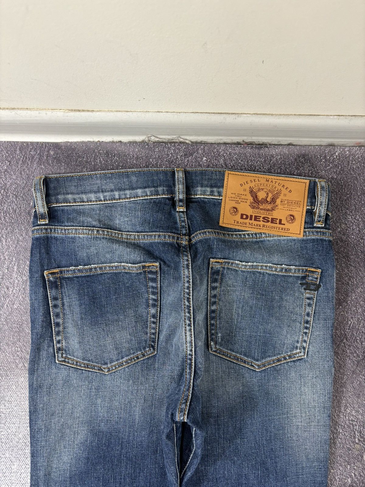 Diesel Diesel D-Strukt Slim Stretch NWT Avant Garde Denim Jeans Size US 29 - 19 Thumbnail