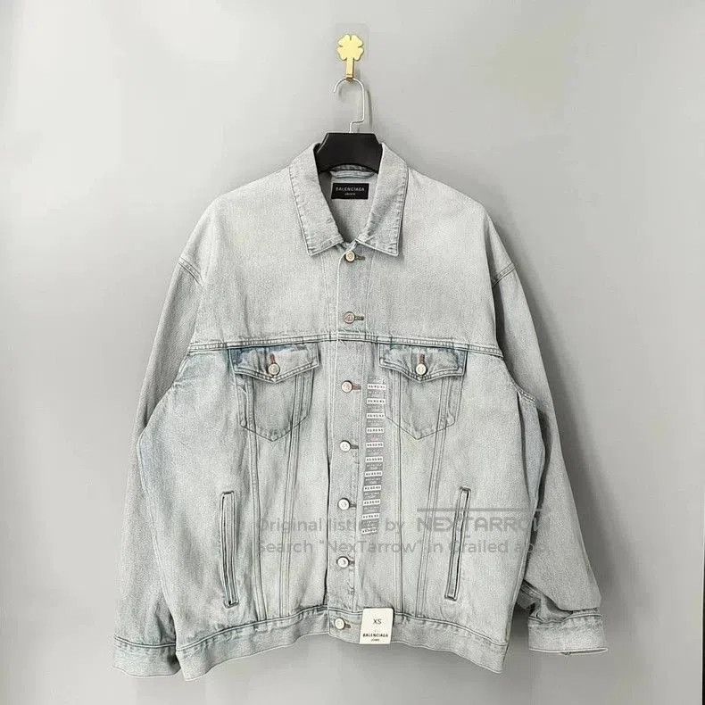 Balenciaga Balenciaga SS24 Washed Denim Jacket. Size US XS / EU 42 / 0 - 1 Thumbnail
