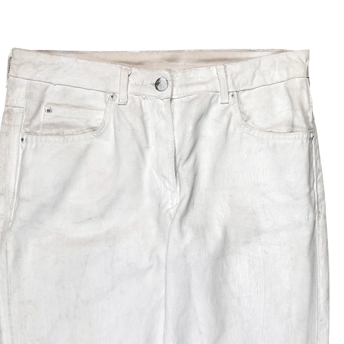 Maison Margiela Maison Martin Margiela x H&M Painted Crack Jeans - AW12 Size US 28 / EU 44 - 4 Thumbnail