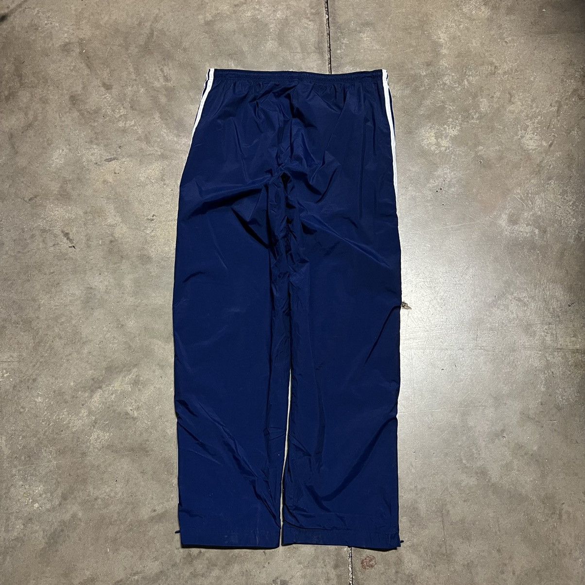 Adidas Vintage Adidas Track Pants Wide Leg Baggy Warm Up 3 Stripe Size US 34 / EU 50 - 8 Thumbnail