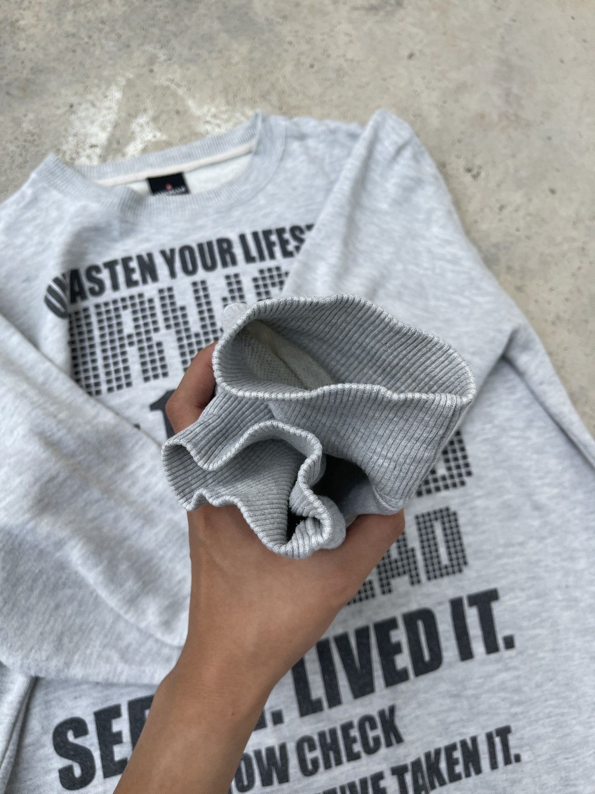 Affliction × Airwalk × Vintage Unfasten Your Lifestyle Airwalk Poem 1986 Sweatshirt Size US L / EU 52-54 / 3 - 6 Thumbnail